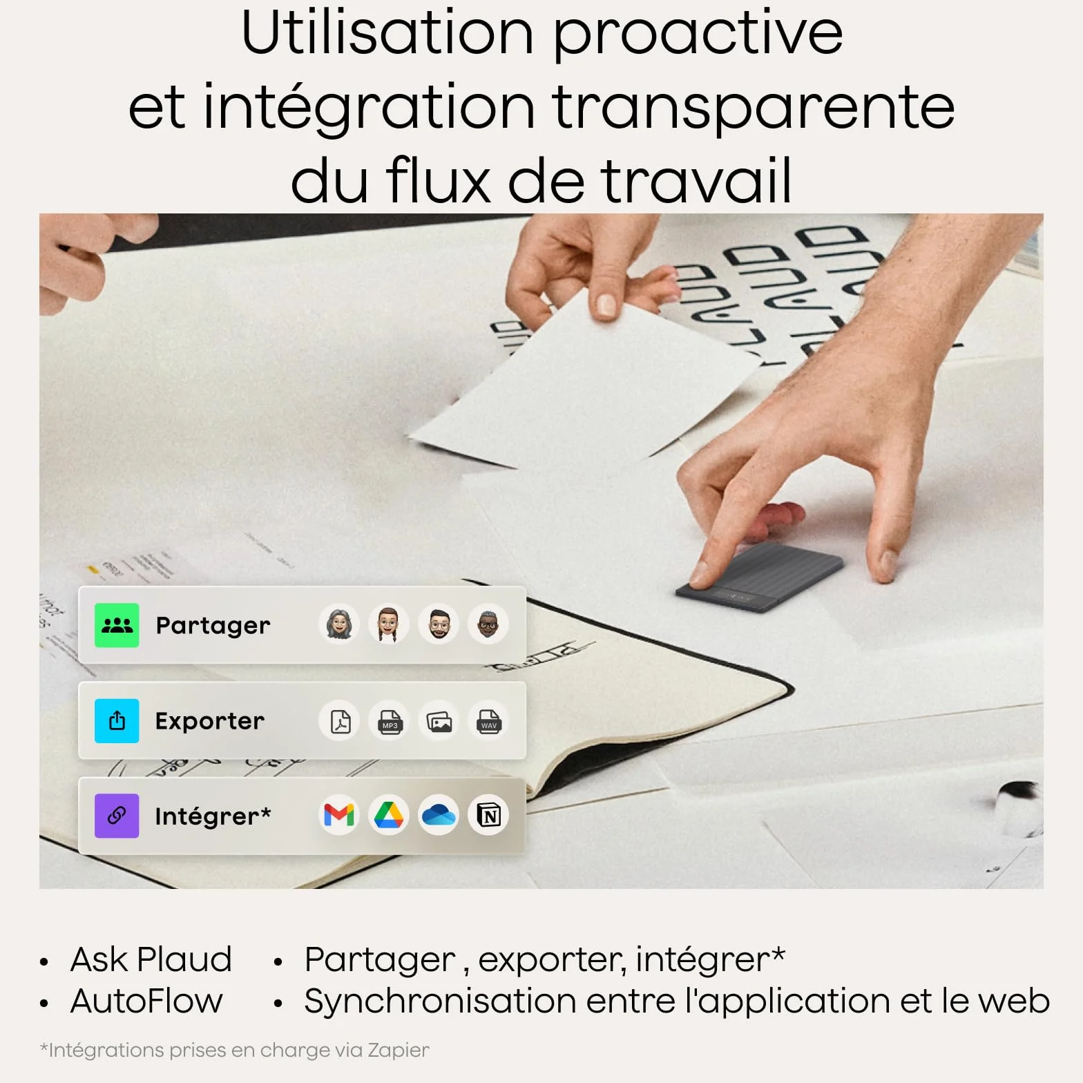 Plaud Note Pro Enregistreur Vocal IA Dictaphone Numérique avec Transcription, Résumé IA, 50h d'Enregistrement