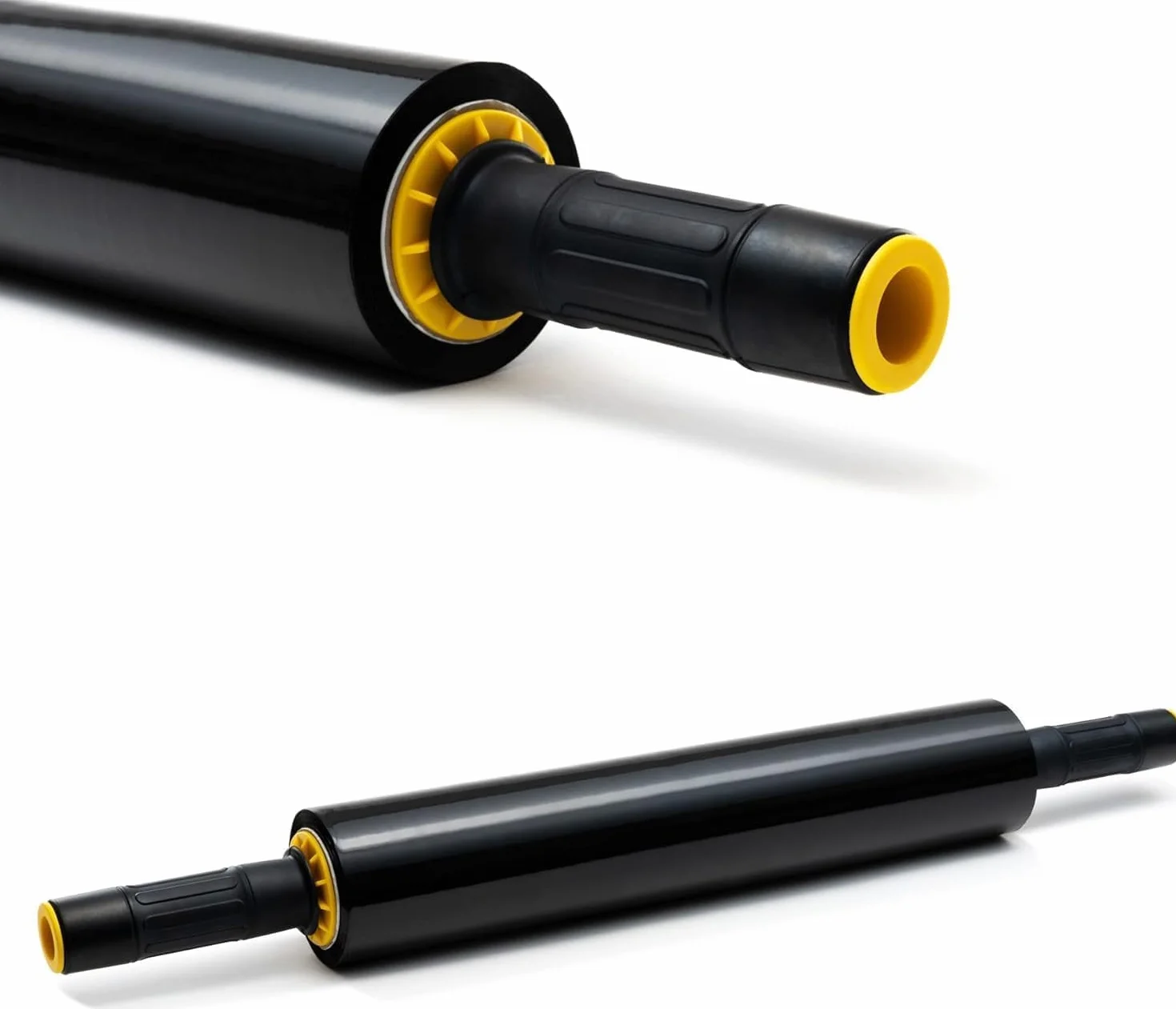 RAGO Film étirable noir 130 m 7,5 × 7,5 × 40 cm pour déménagement et protection colis