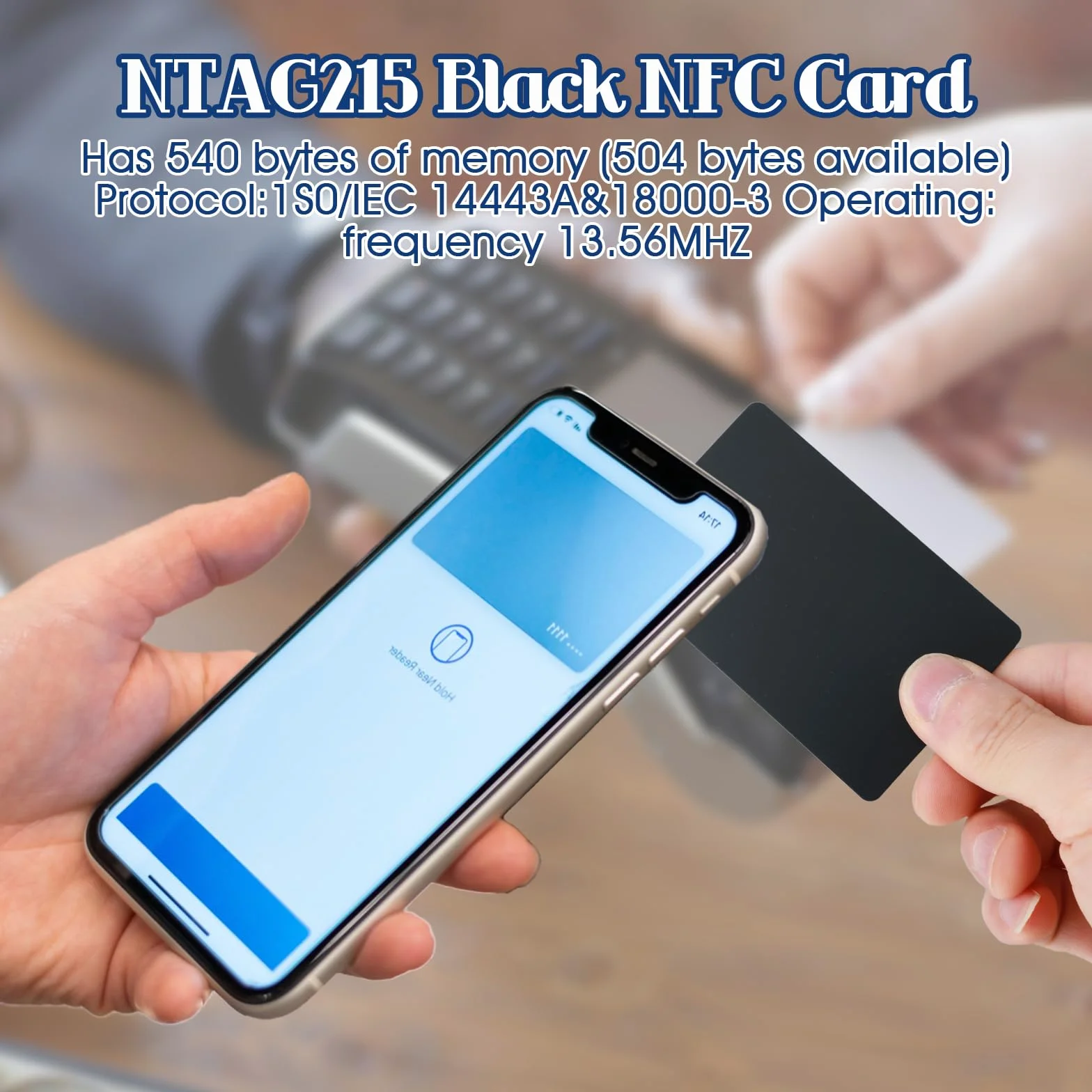 Cartes de visite NFC métal aluminium imperméable lot de 25 pour bureau affaires