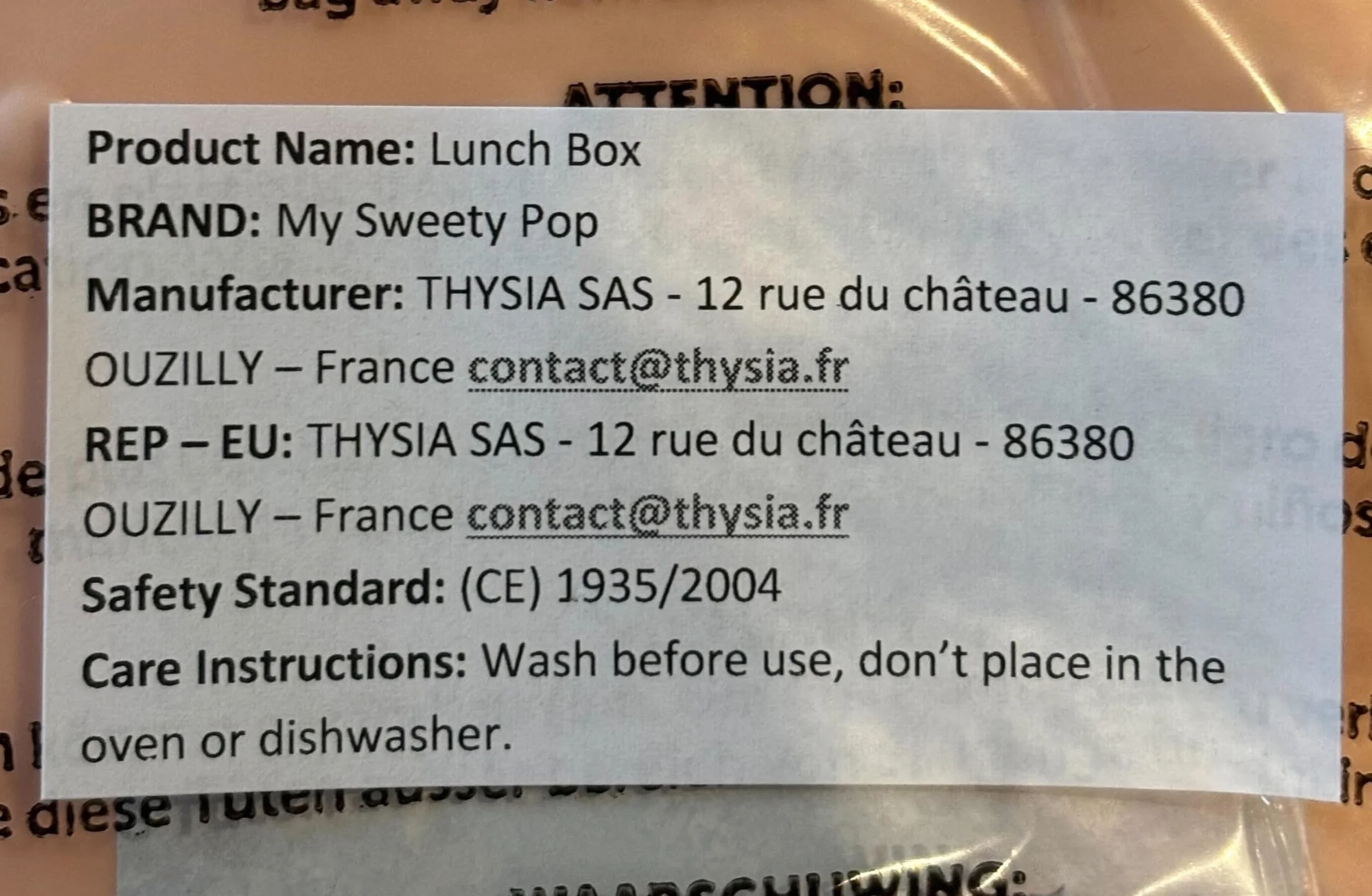 Lunch box Stitch 11,5 cm Violet/Bleu/Rose Lot de 3 pour enfant