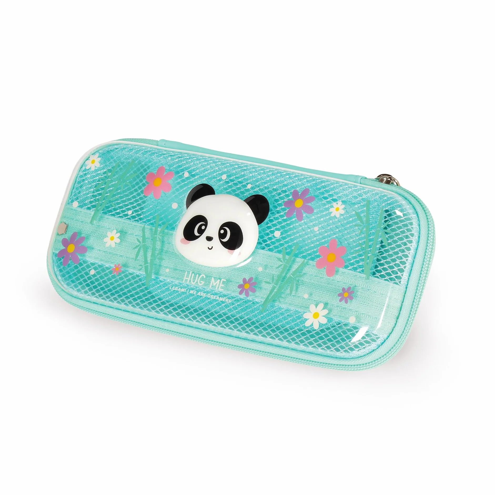 Legami Trousse Wonderwow 2 Compartiments Porte-Stylo intérieur Tissu Maille Fermeture Glissière 23 x 11 x 5 cm