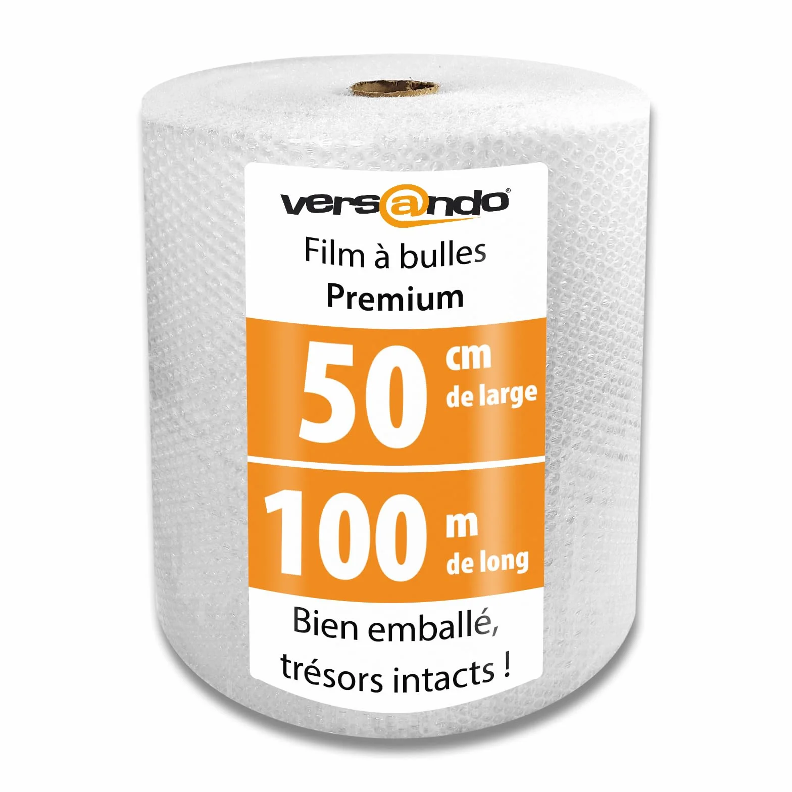 Versando Premium Film à Bulles 100m x 0,5m Rouleau à Deux Couches pour Emballage et Déménagement