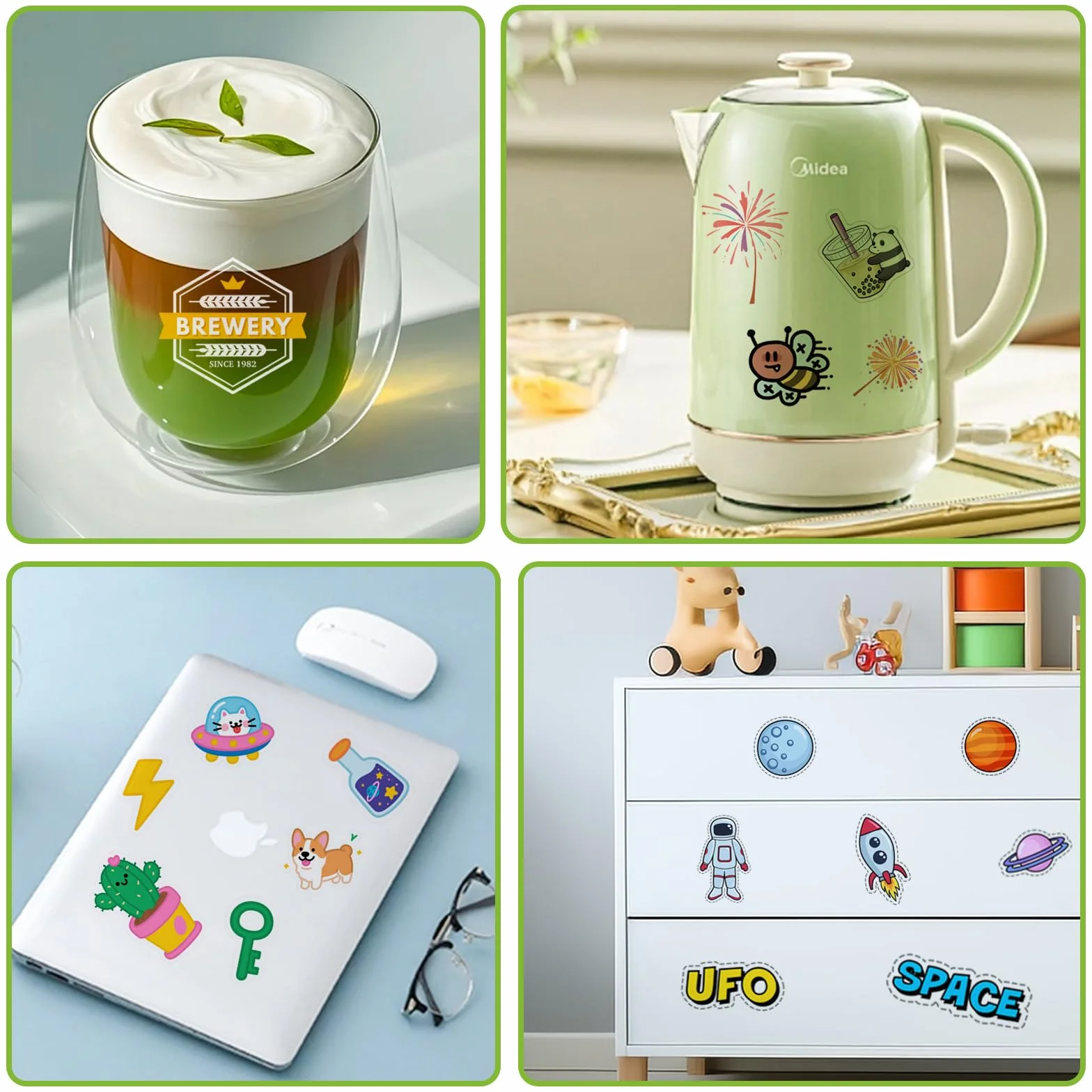 Papier Autocollant en Vinyle Transparent Imprimable A4 30 Feuilles pour Imprimante Jet d’Encre Cricut Silhouette