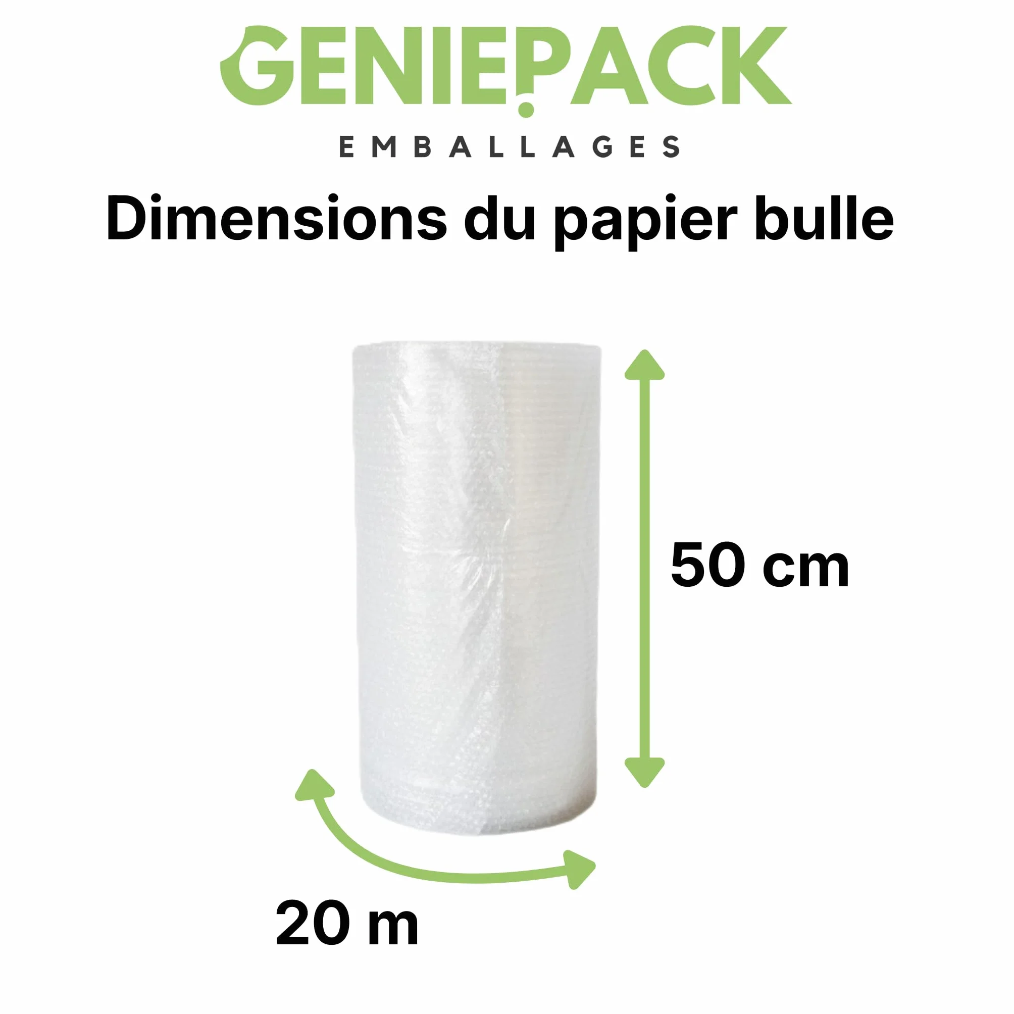 Kit Déménagement T1 Complet – 10 Cartons 54L Renforcés 4mm + Rouleau Bulle 50cm x 20m + Feutre + 10 Étiquettes Fragile – Pack Studio & Étudiant