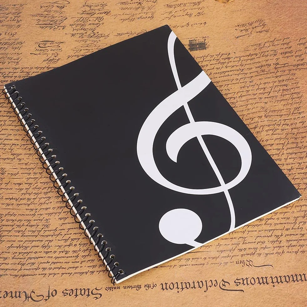 Alomejor Cahier partitions musique papier manuscrit pratique musiciens étudiants artistes