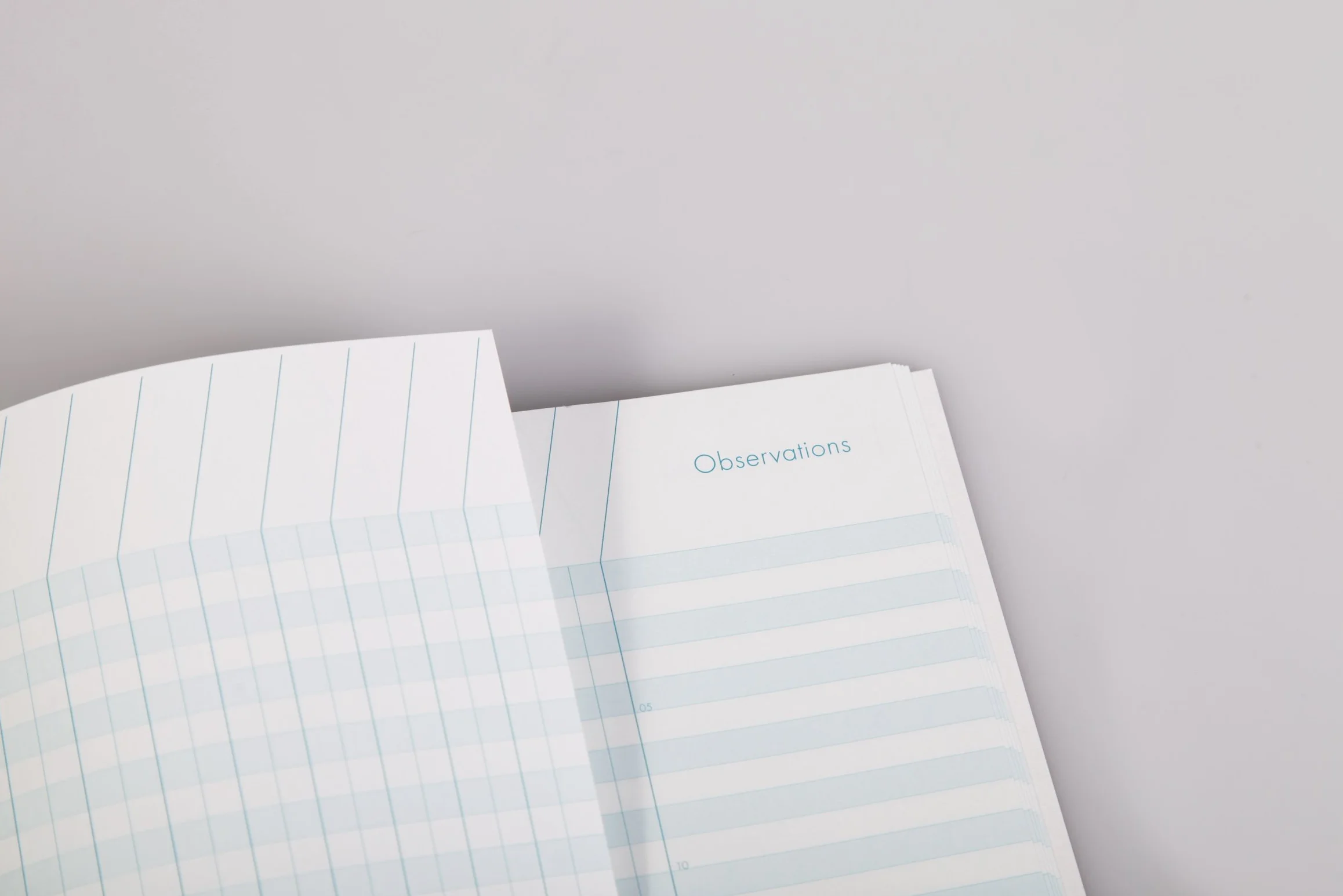 Clairefontaine Cahier de Bord Agrafé A4 21x29,7 cm 48 Pages Papier Registre Vert 110 g