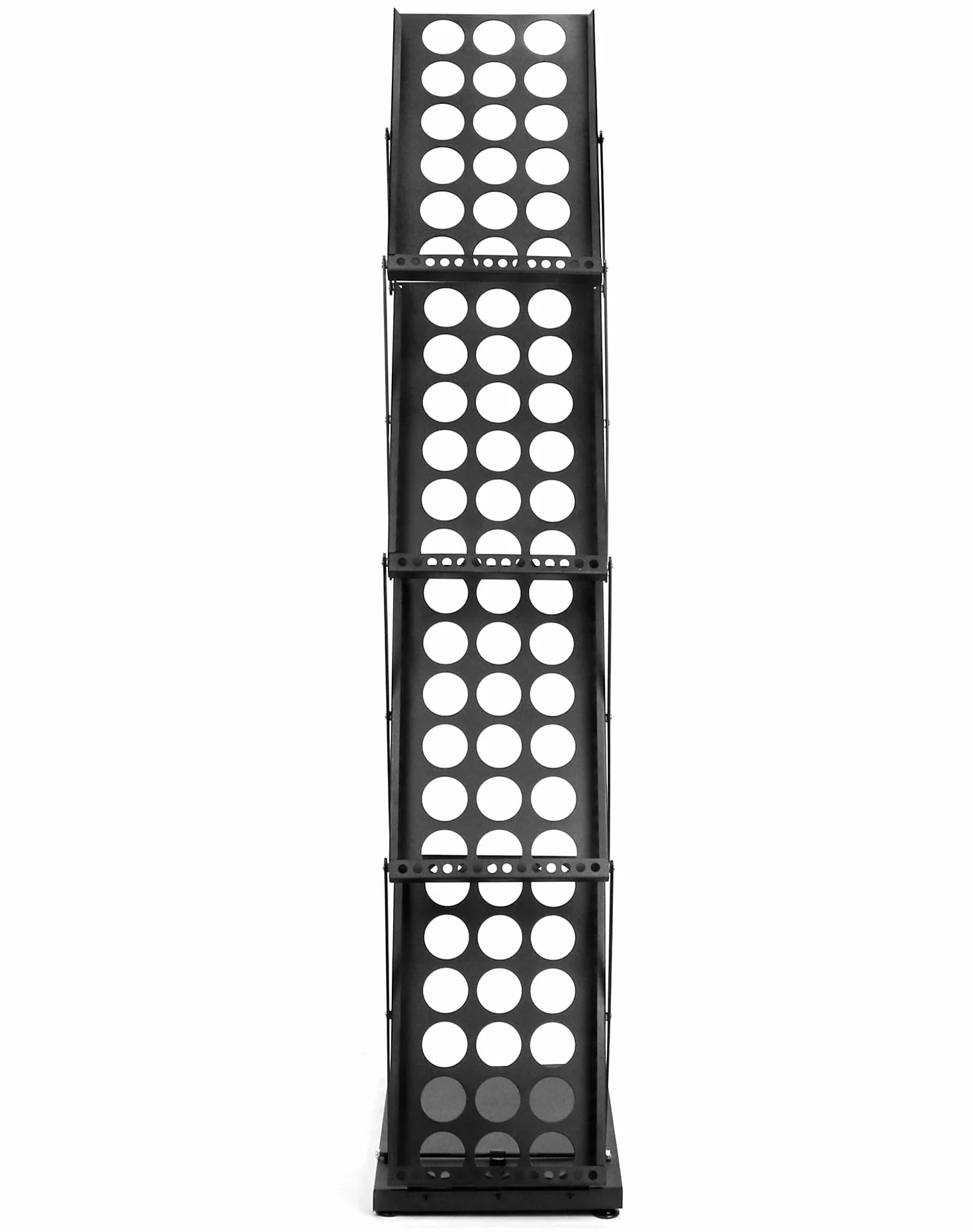 QWORK Porte-brochure A4 pliable noir
