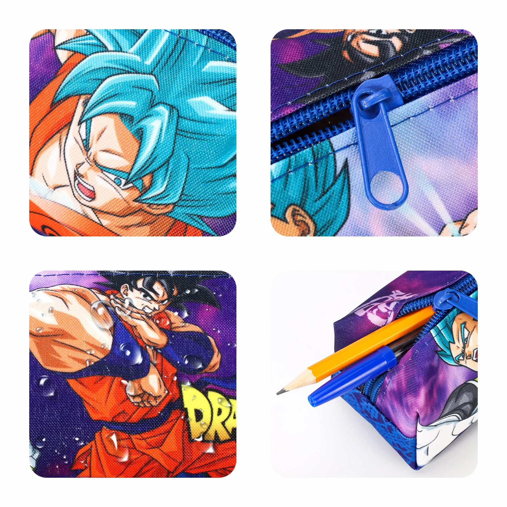 TDL Dragon Ball Trousse scolaire zippée enfants