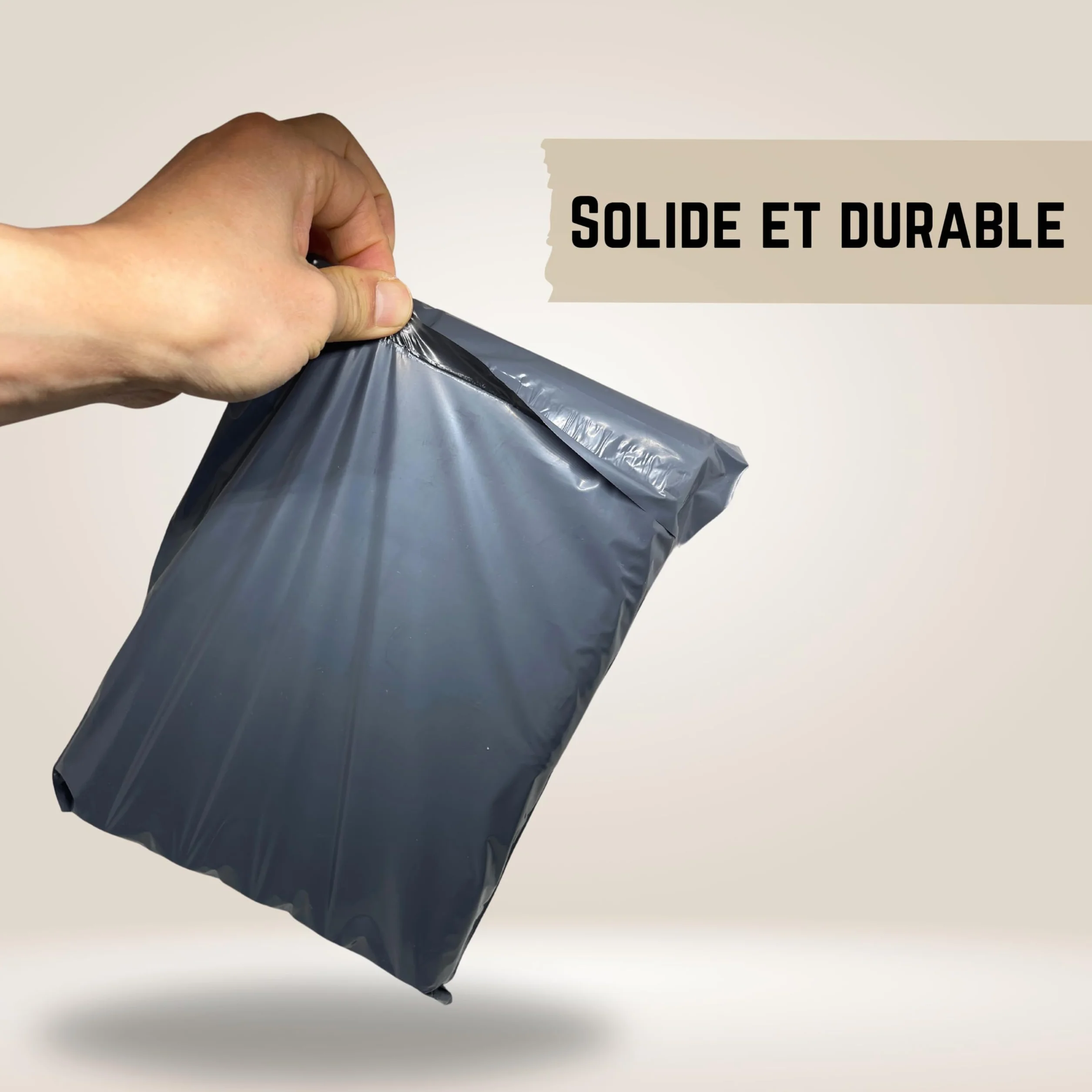 Double Dragon 60 Mixed Size Self-Seal Mailer Bags Tamper-Proof Plastic Packaging Grey 4 Sizes