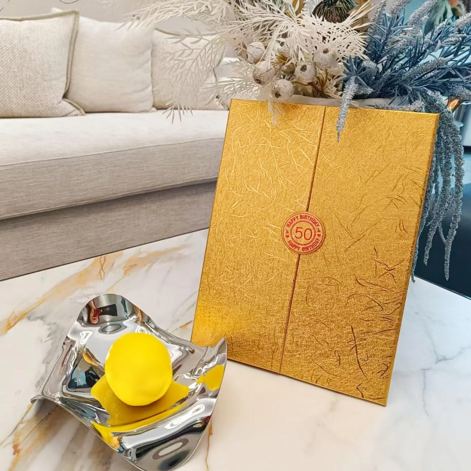 Carte Anniversaire 50 ans pour Femme Homme Cadeau Original