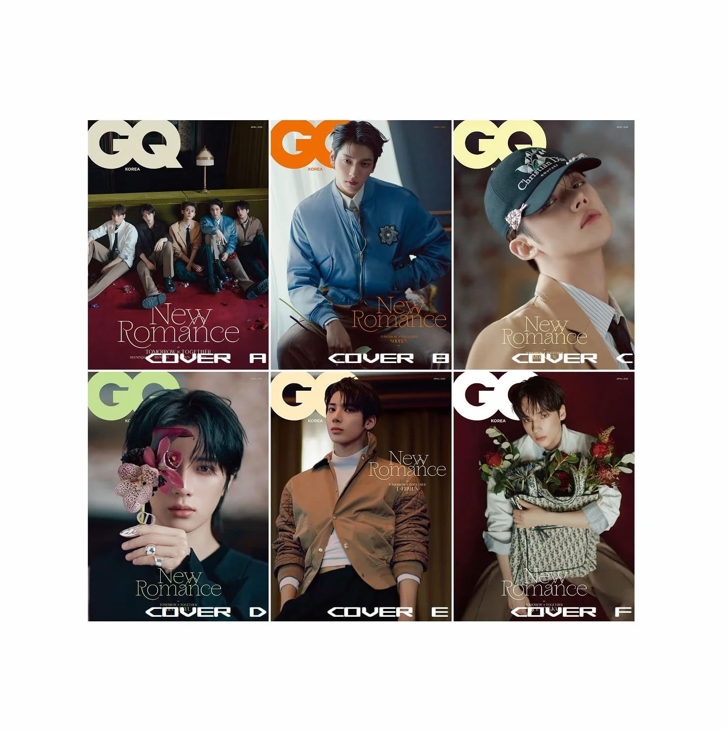 GQ Magazine Korean APR 2025 TXT Cover C Yeonjun