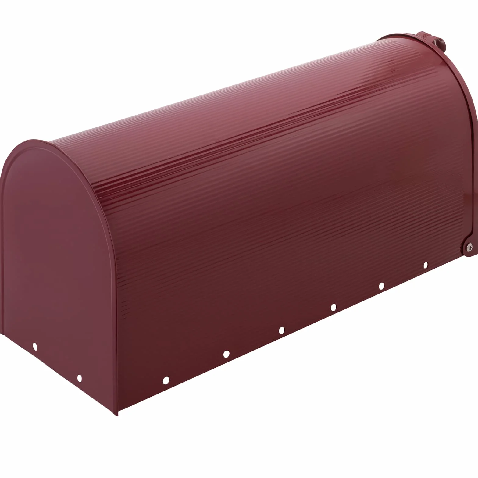 PrimeMatik Boîte aux lettres US Mail aluminium courrier postal rouge