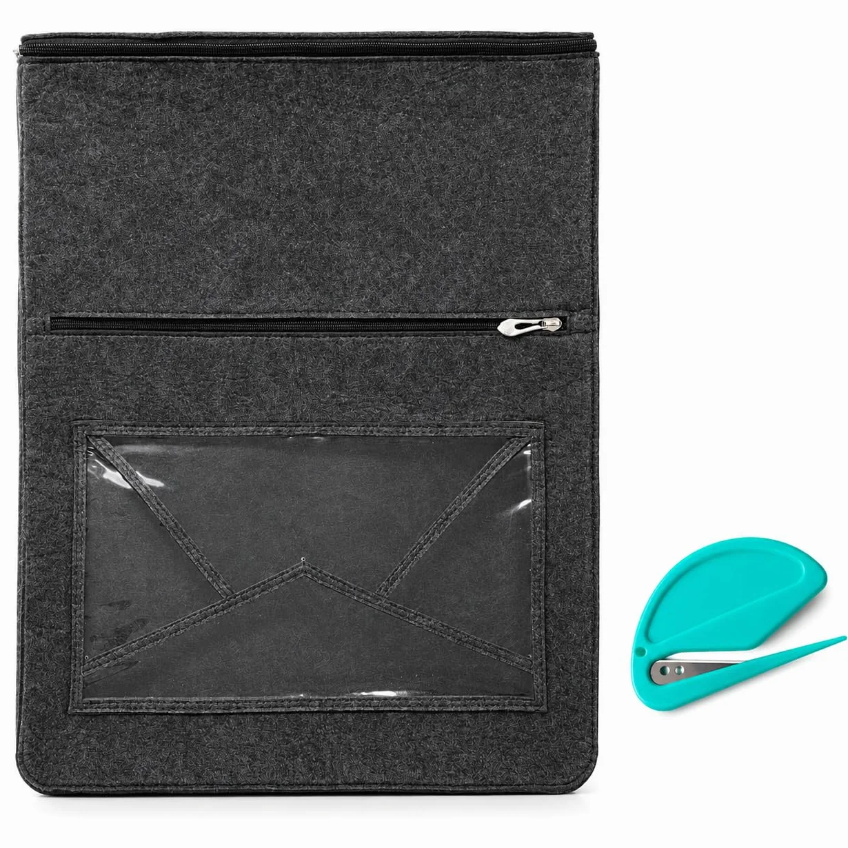 Katai Sac de rangement pour boîte aux lettres - Ajustement universel - Gris - Ouvre-lettre ergonomique