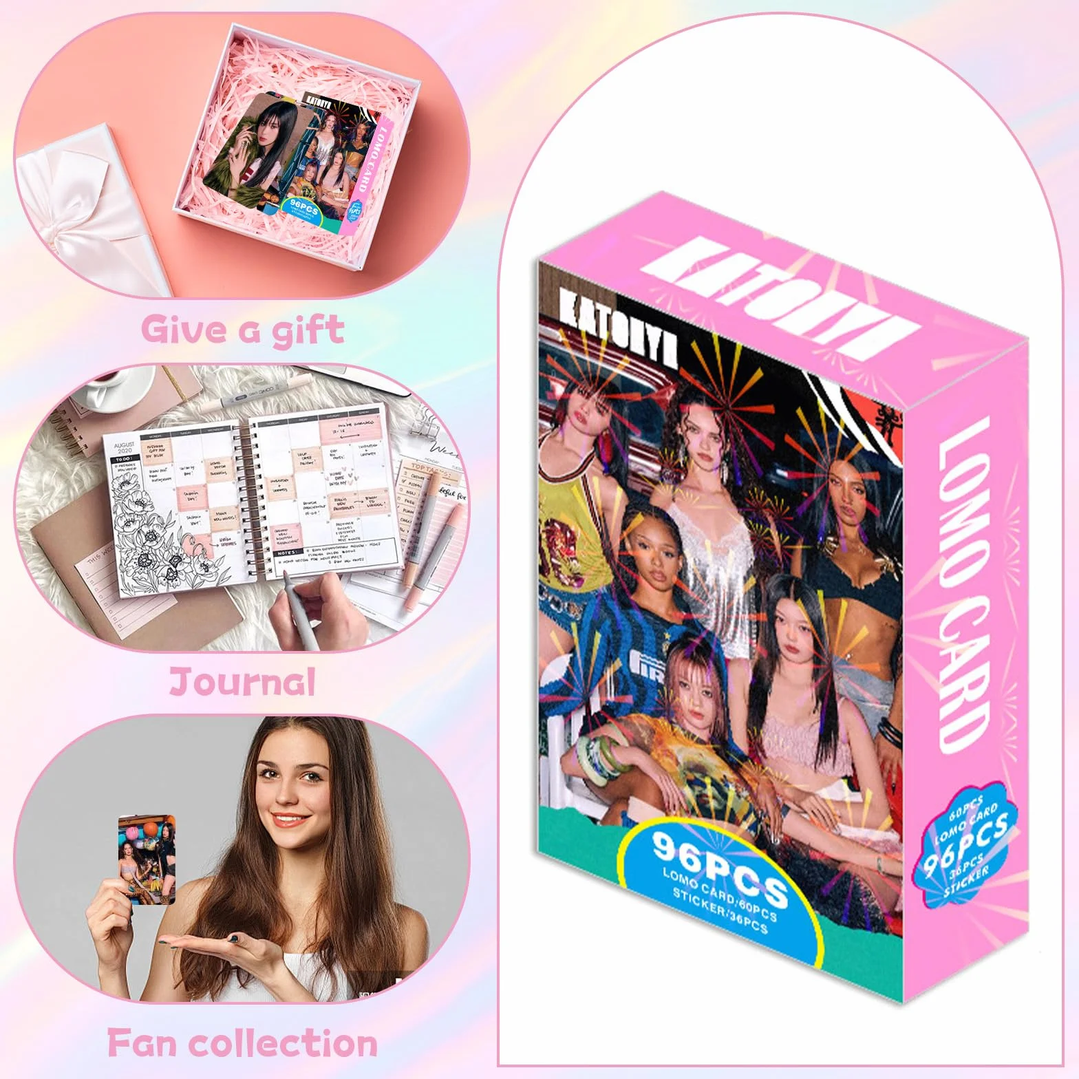 Ketseye Photocards 96 Cartes Postales Lomo Cartes Cadeaux Marchandises Collectionner Fans