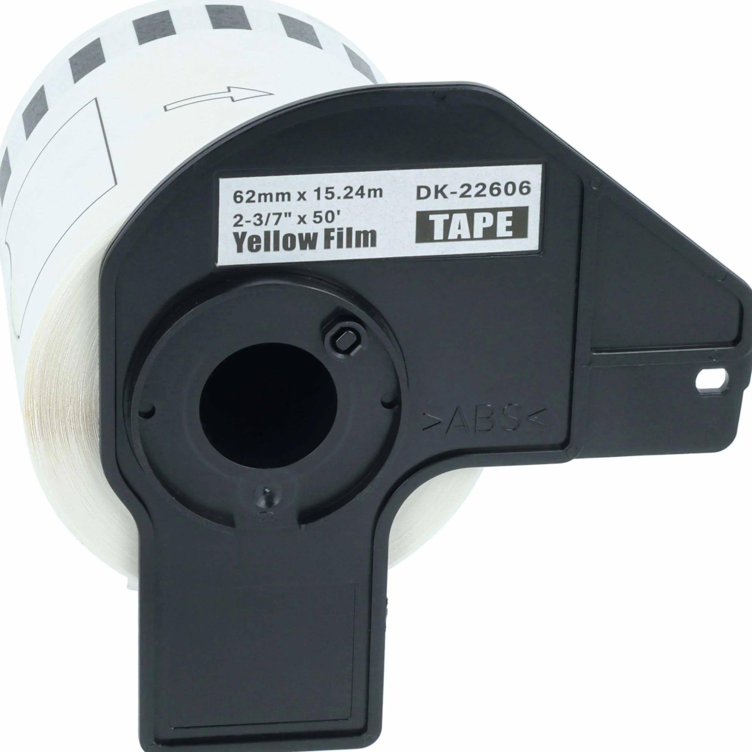 vhbw Rouleau d'étiquettes 62mm x 15,24m remplacement Brother DK-22606 pour étiqueteuse