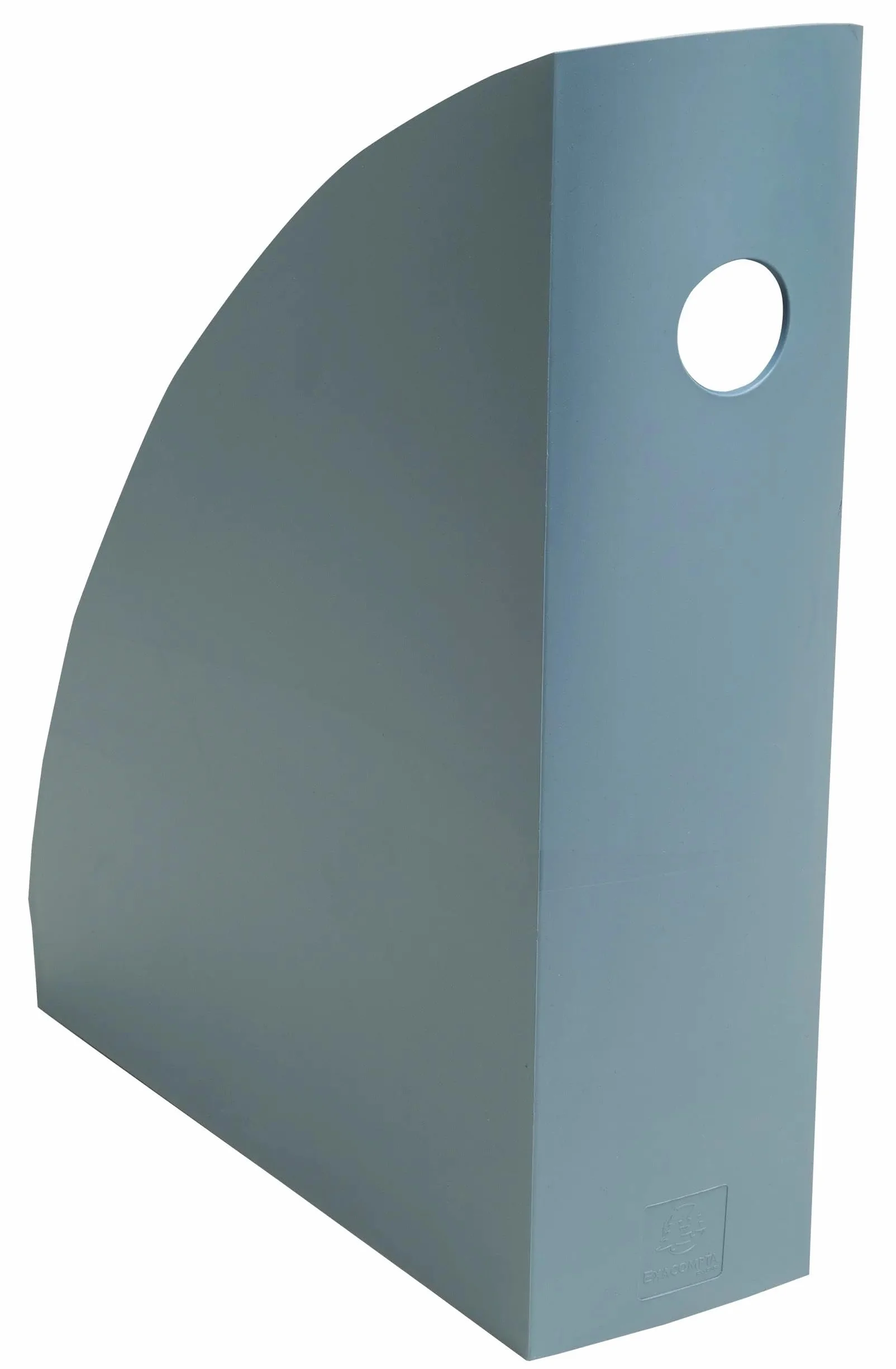 Exacompta MAG-CUBE Autentik porte-revues carton de 6 classeur à revue A4 A4+ largeur 8,2 cm Bleu gris
