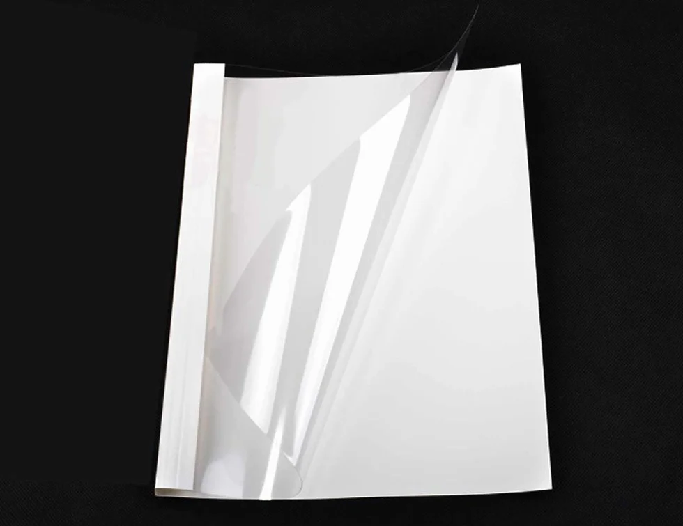 TUKA Couverture de Reliure Thermique A4 6mm 60 Feuilles Paquet de 20 Blanche TKD9200-A4-white-20x