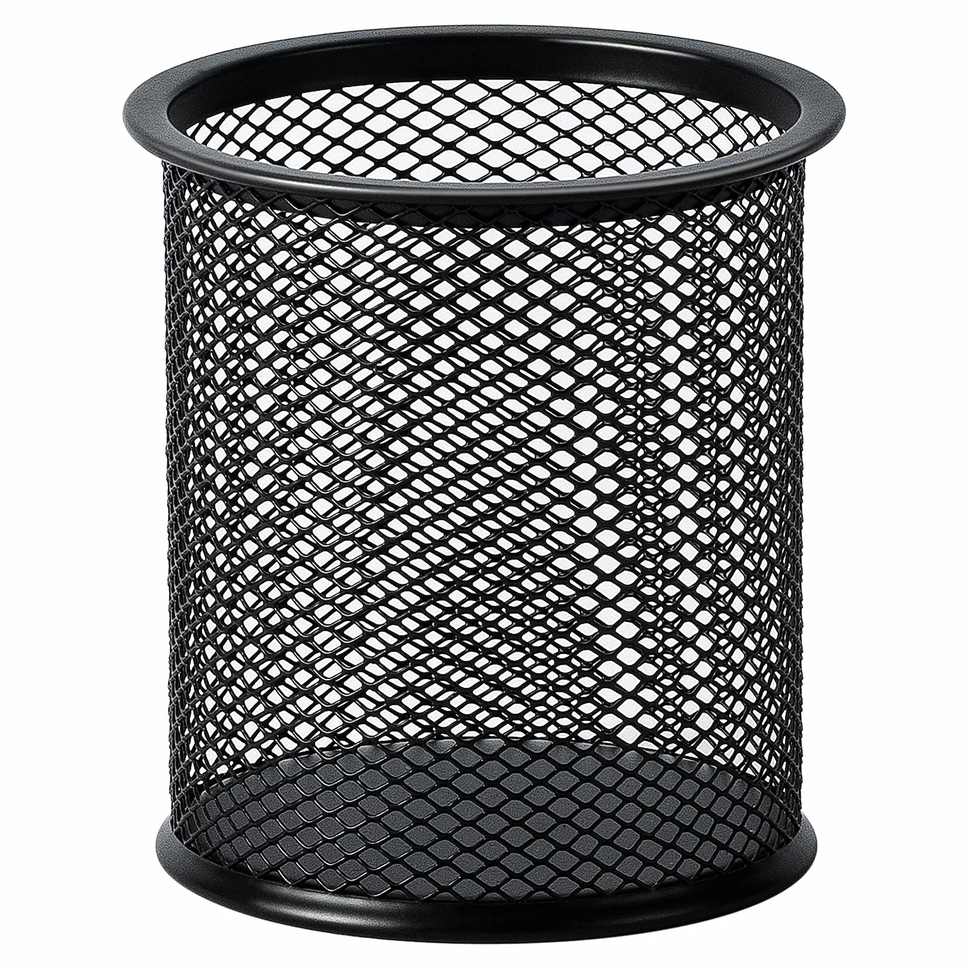 Amazon Basics Tasse à stylos en maille métallique, noir