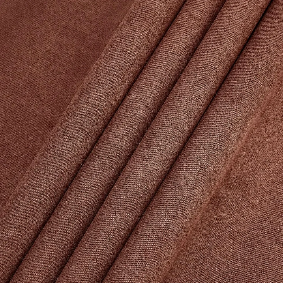 OLYCRAFT Simili Cuir Tissu Couverture de Livre 100x43cm café pour Reliure de Livres