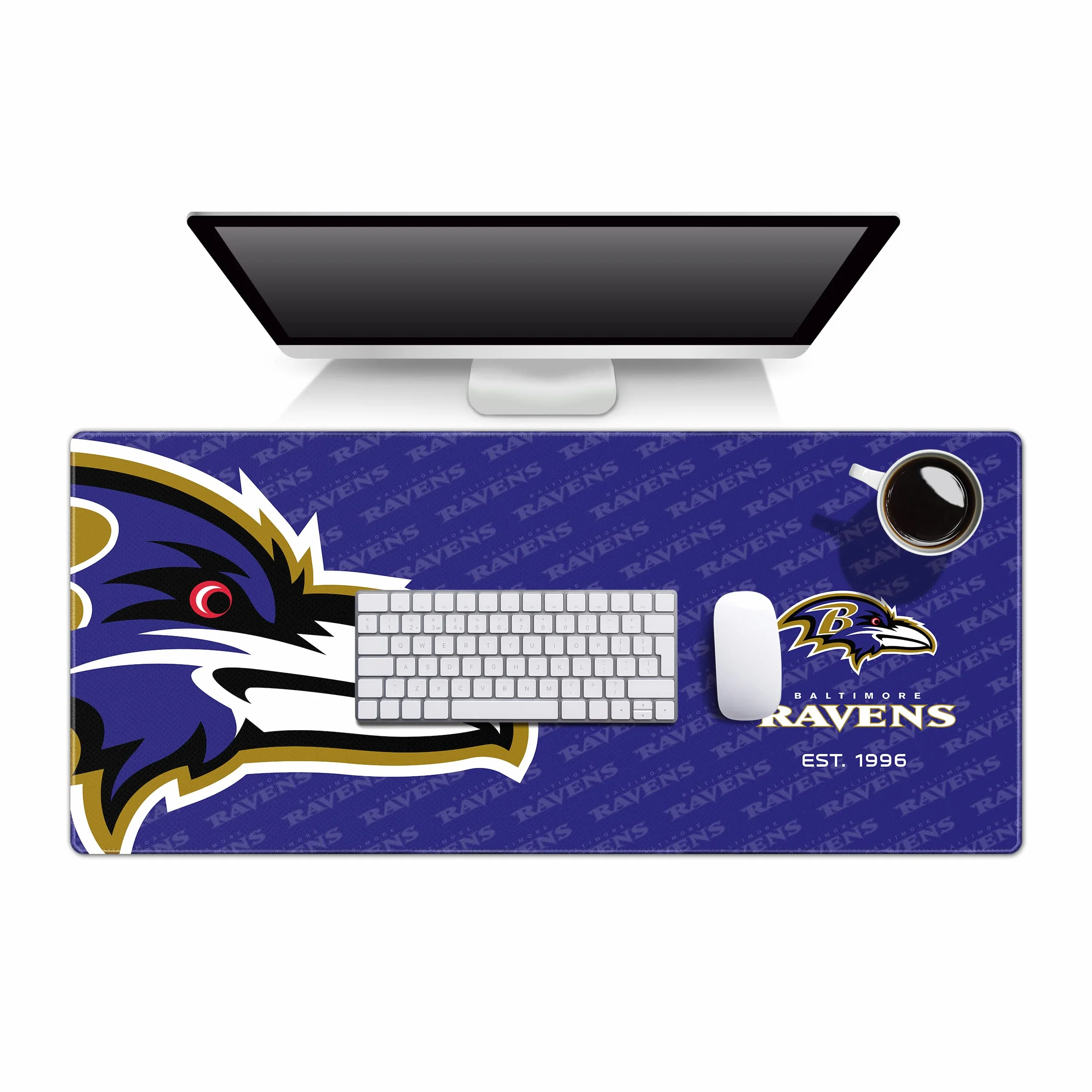 YouTheFan NFL Baltimore Ravens Sous-main Logo