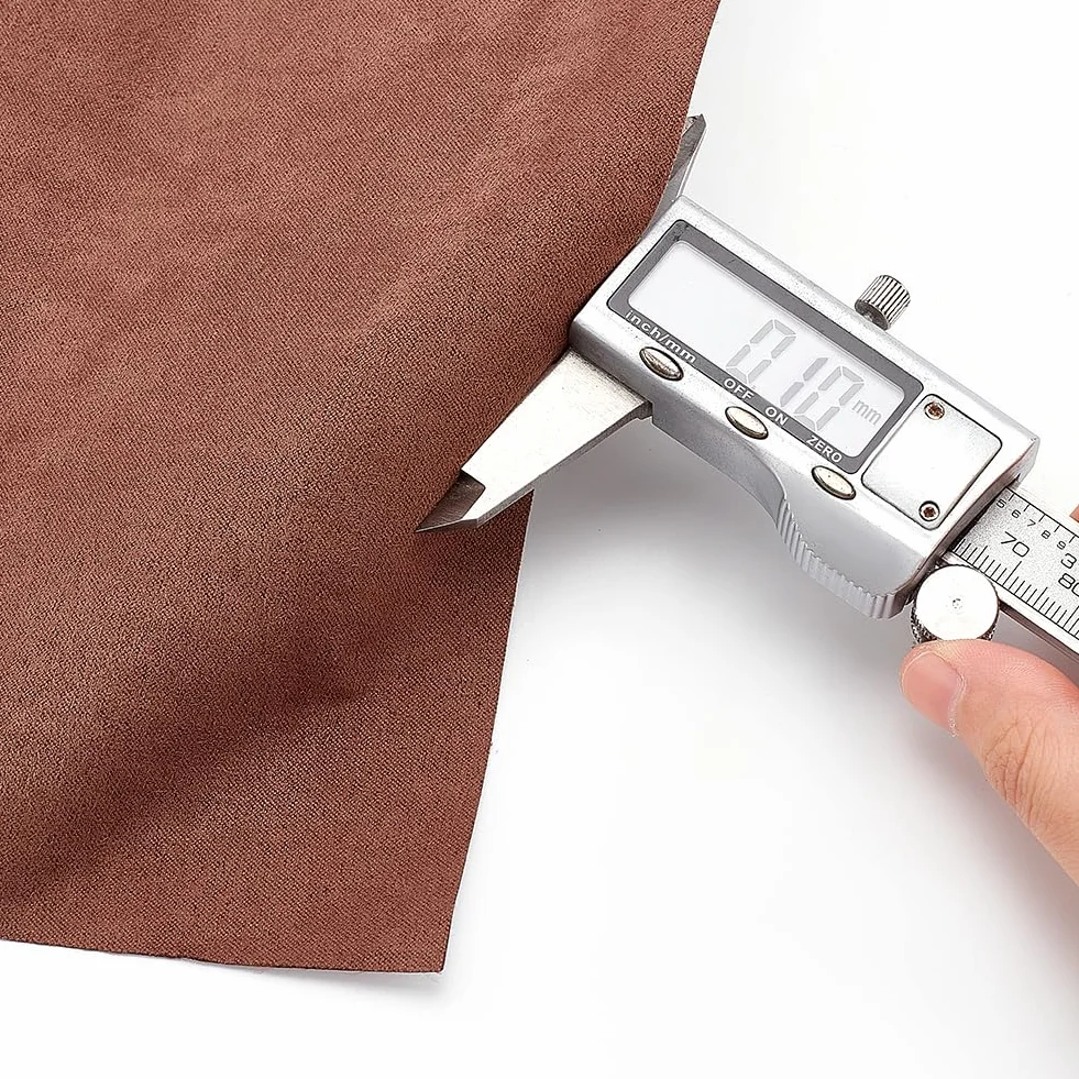 OLYCRAFT Simili Cuir Tissu Couverture de Livre 100x43cm café pour Reliure de Livres