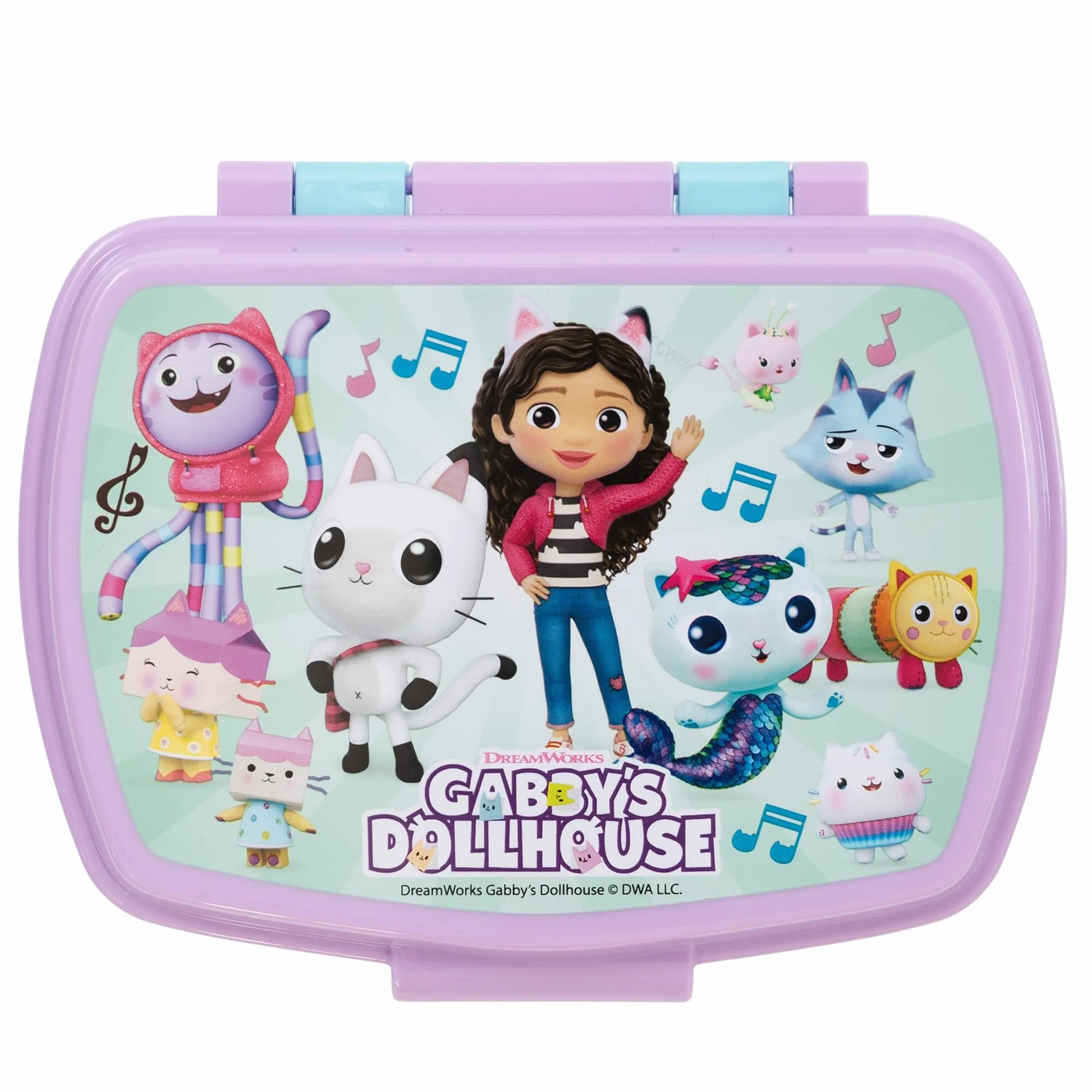 Gabby's Dollhouse Boîte à déjeuner rectangulaire enfant rose clair
