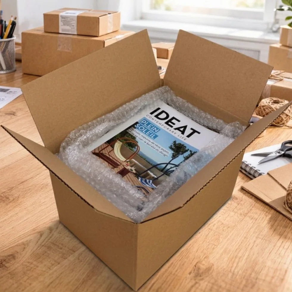 Caisse carton emballage renforcé 31 x 22 x 20 cm Lot de 20 Life Pack