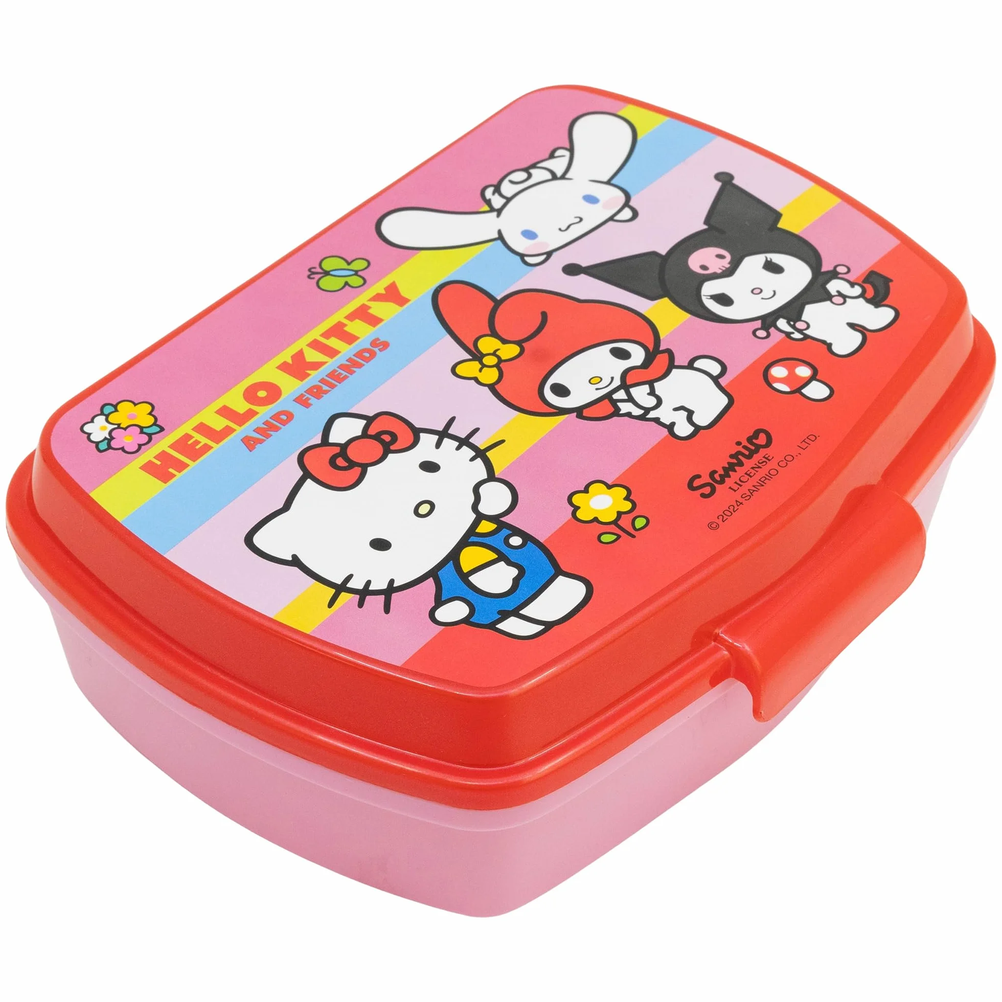 Boîte à Goûter Enfant Hello Kitty STOR 1333ml Rectangulaire Sans BPA Plastique Résistant