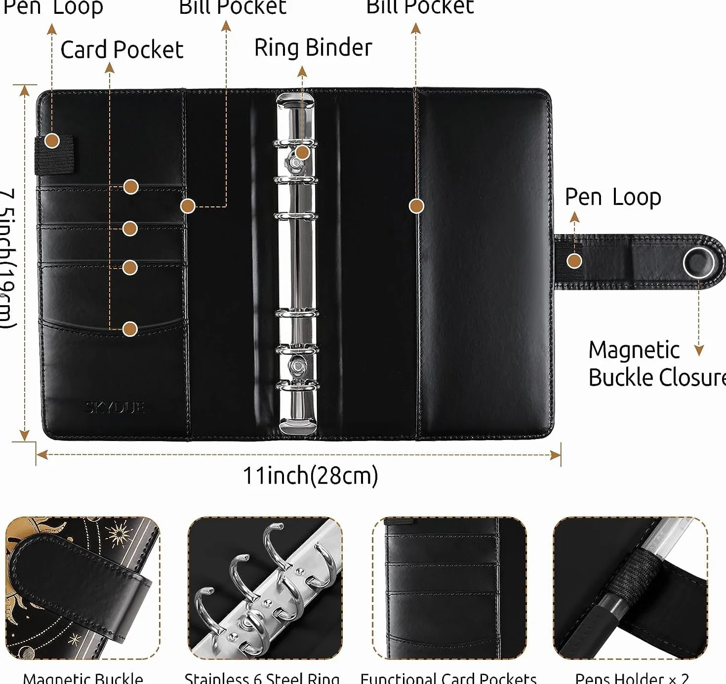 SKYDUE Enveloppe Budget A6 Classeur Budget Planner 12 Challenges Budgétaires Carnet Pochette Gérer Budget