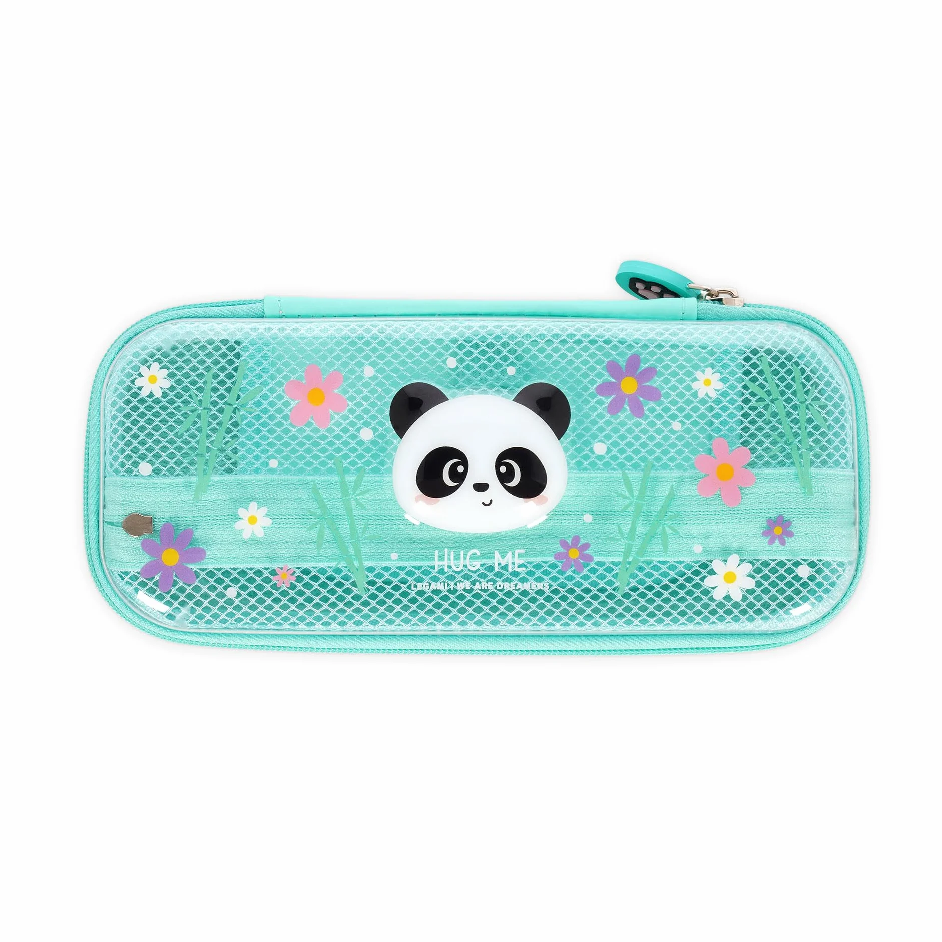 Legami Trousse Wonderwow 2 Compartiments Porte-Stylo intérieur Tissu Maille Fermeture Glissière 23 x 11 x 5 cm