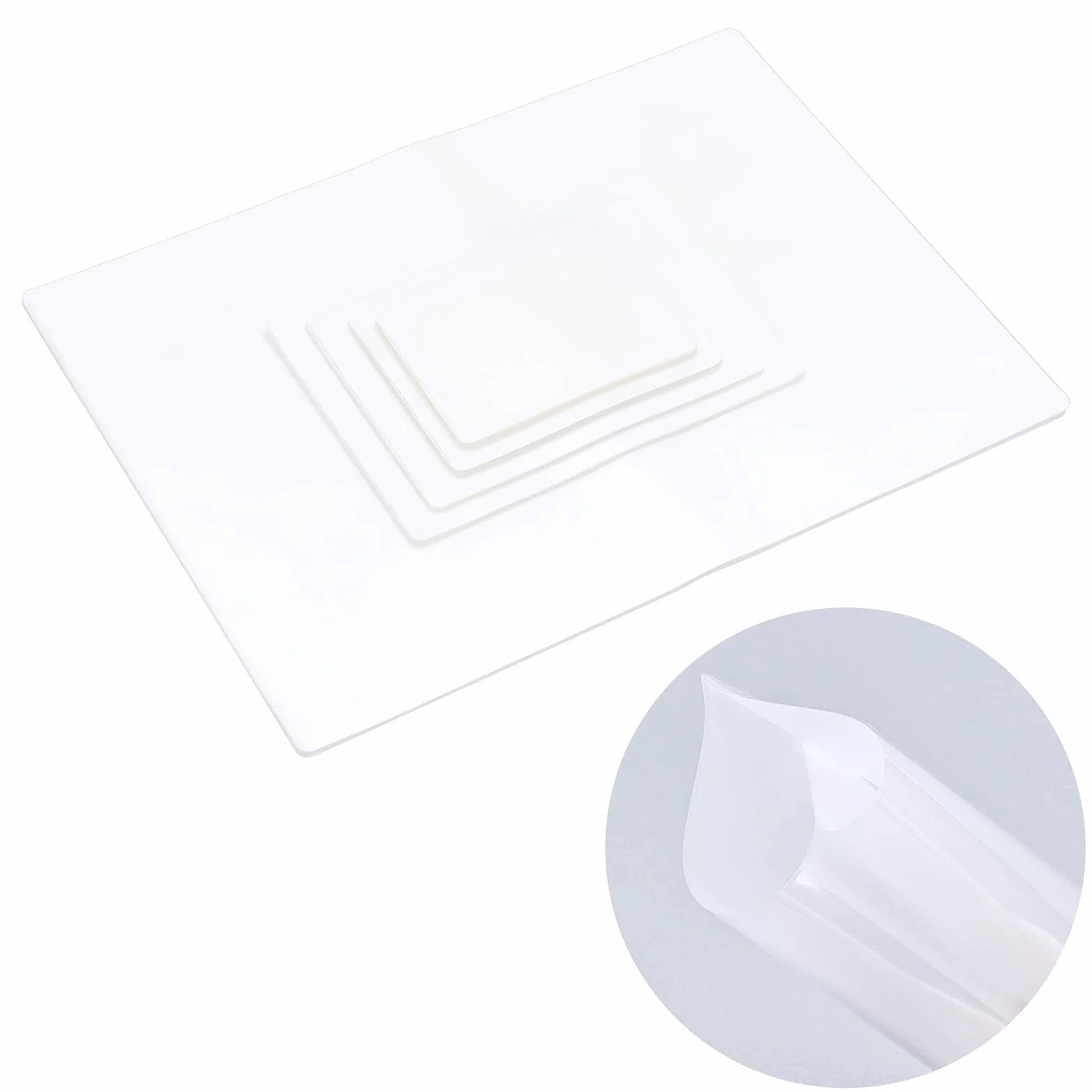 Nbeads 100 Microns Pochettes de Plastification A4, 150 Pcs 5 Tailles Film Thermique pour Photos et Affiches
