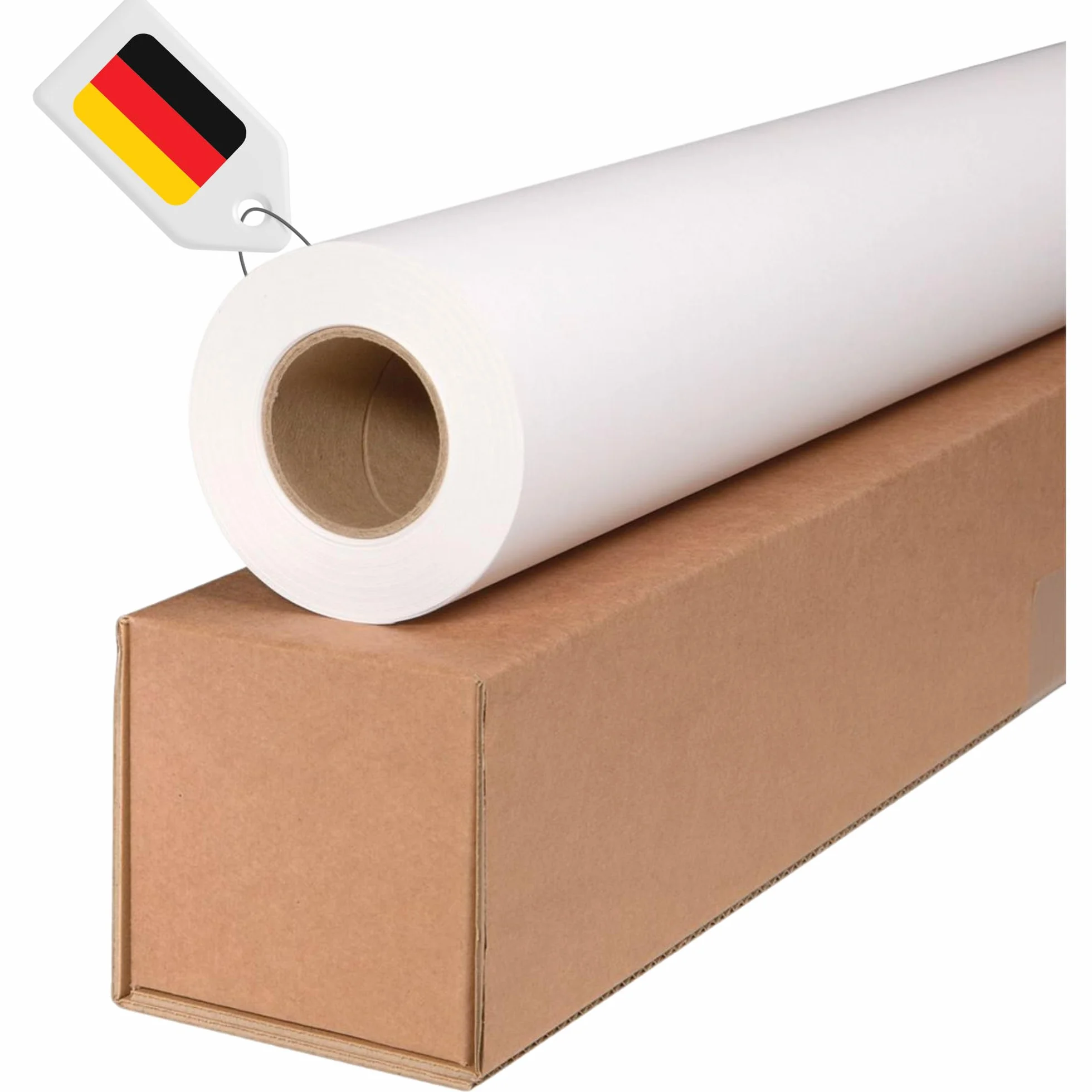 CABRO Papier pour traceur 80 g/m² 914 mm x 50 m Gaine 50 mm Papier blanc non couché CAO jet d'encre