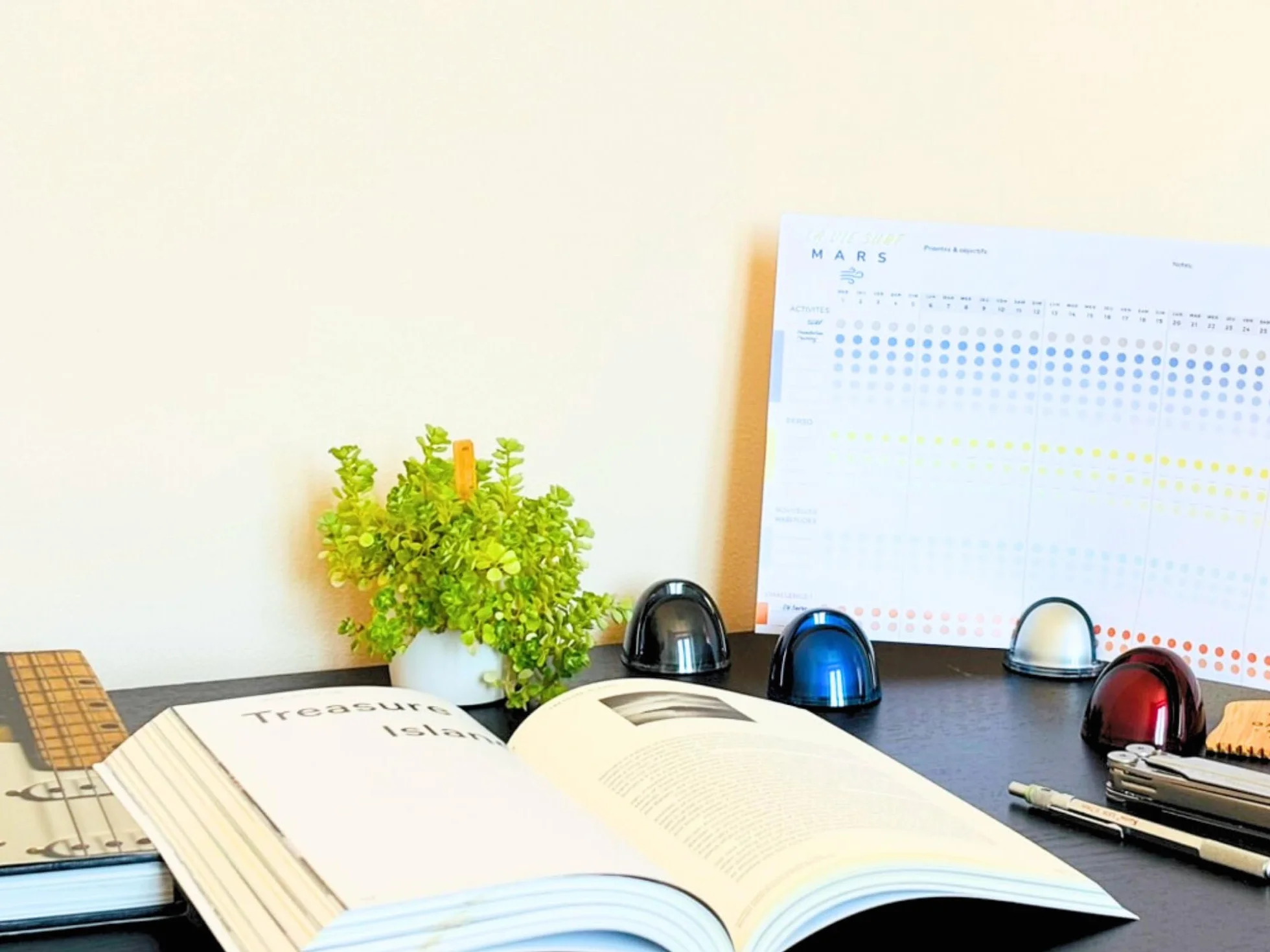 Page Up My Rock Way Lot de 4 Porte-Copie Fournitures de Bureau