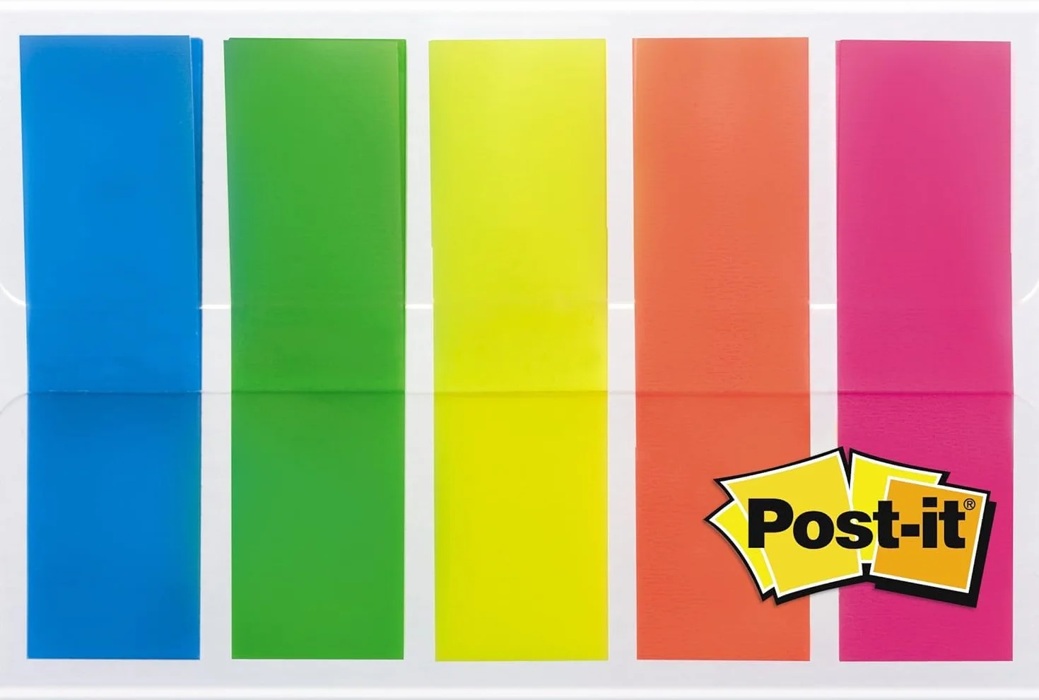 Post-It Marque-Pages Translucides 100 Pièces 11.9 x 43.2 mm