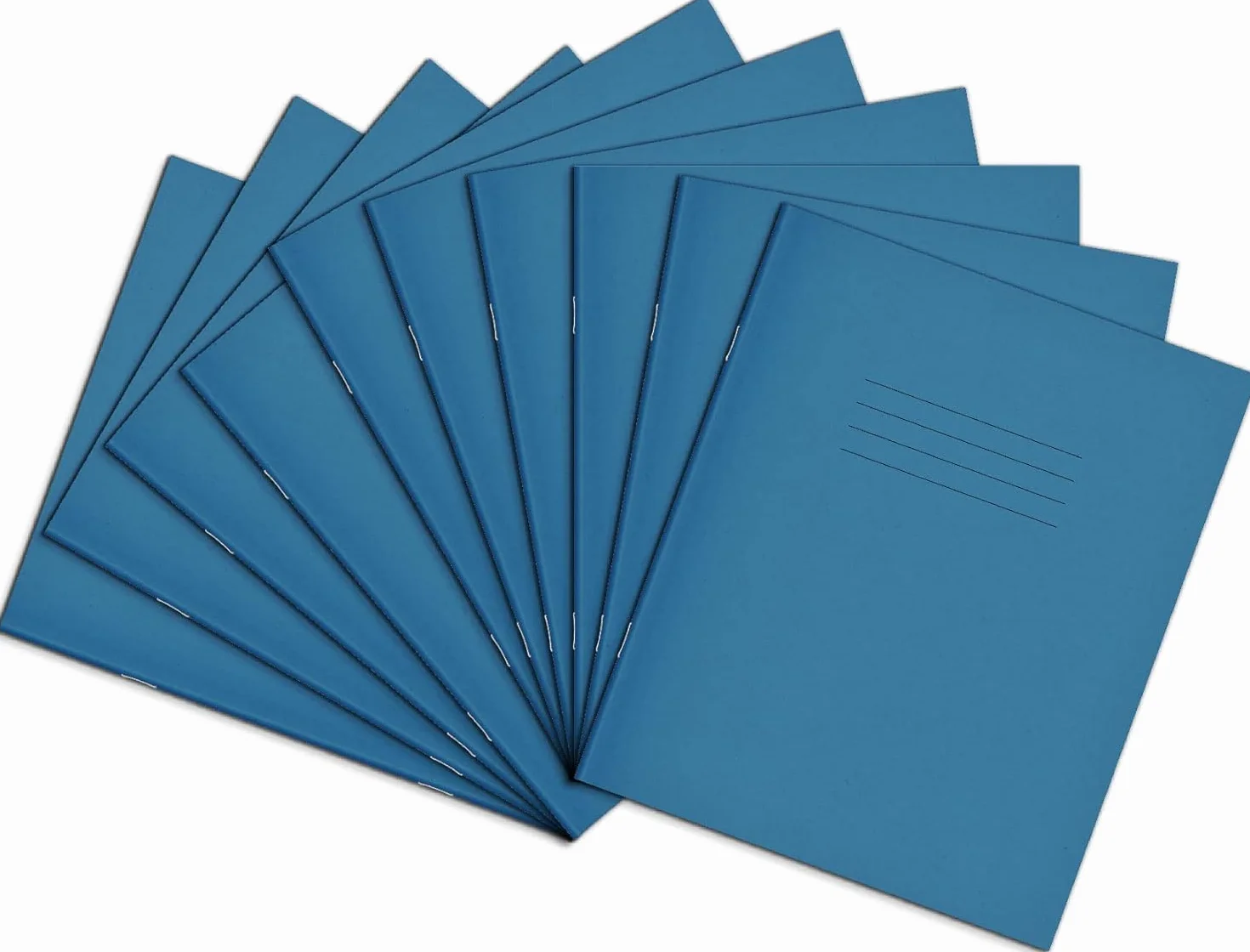 Rhino M8 Lot de 10 cahiers de musique 48 pages Bleu clair 200x165