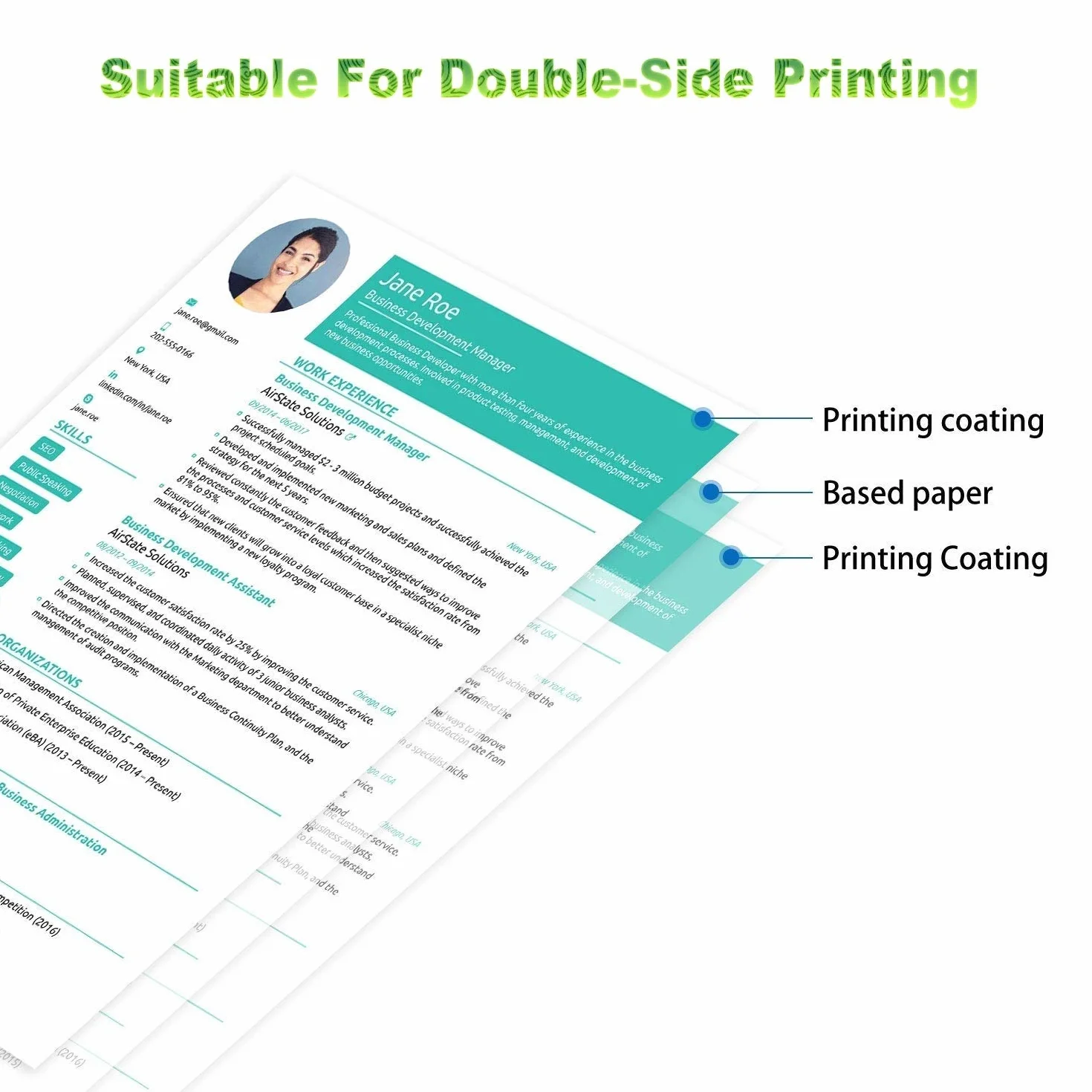 KOALA Papier Photo Double Face Mat A4 250 g/m² 100 feuilles pour imprimante LASER