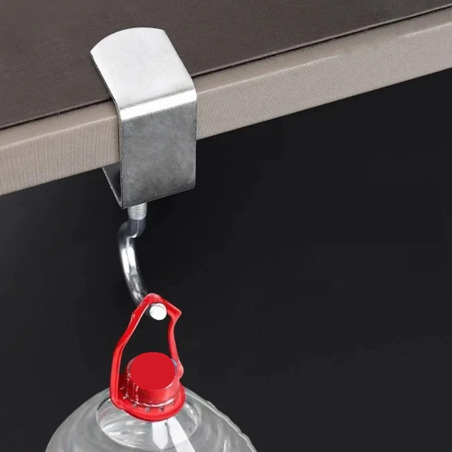Lot de 4 crochets de table en acier rotatifs à 360° pour bureau
