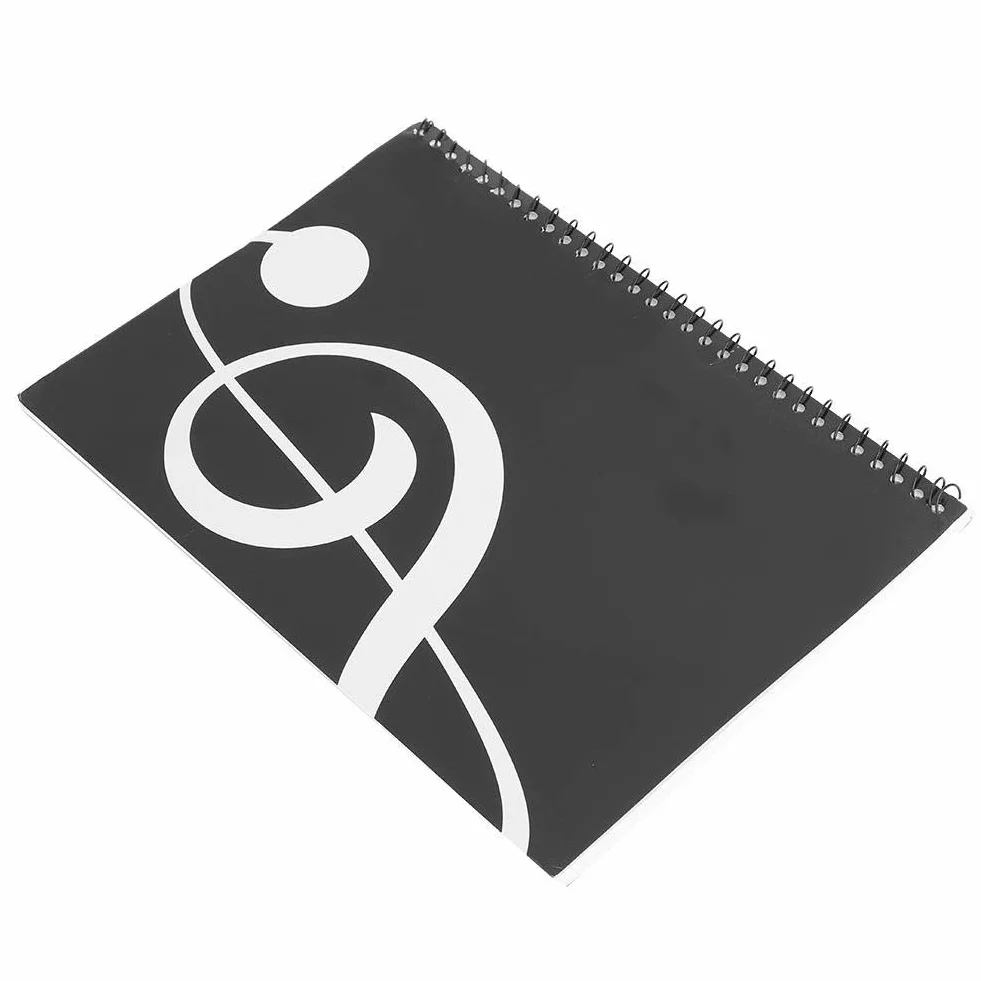 Alomejor Cahier partitions musique papier manuscrit pratique musiciens étudiants artistes