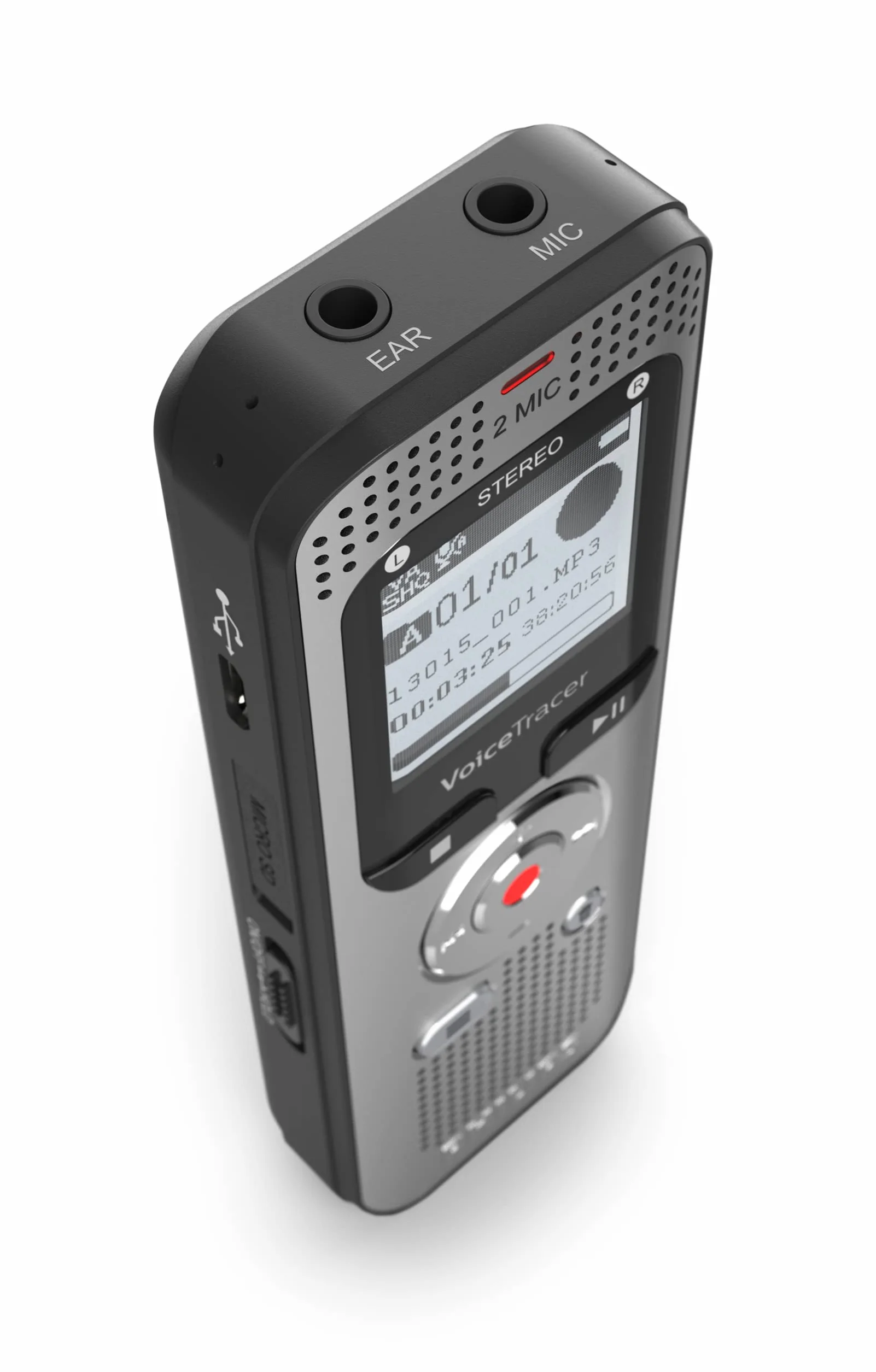 PHILIPS VoiceTracer DVT2015 Enregistreur Vocal 8 Go MP3 2 Microphones stéréo