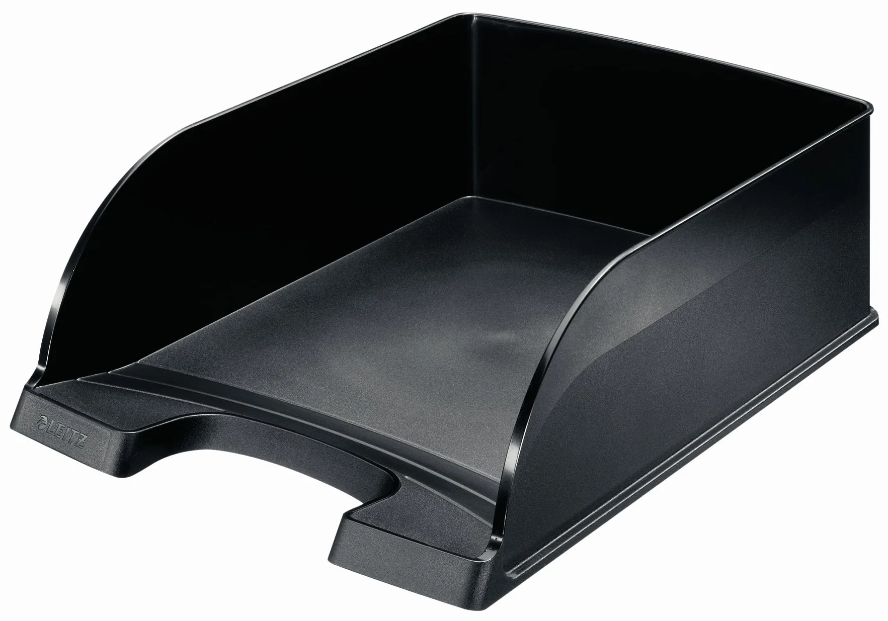 Leitz Corbeille à Courrier A4 Jumbo Noir Plus 103 mm