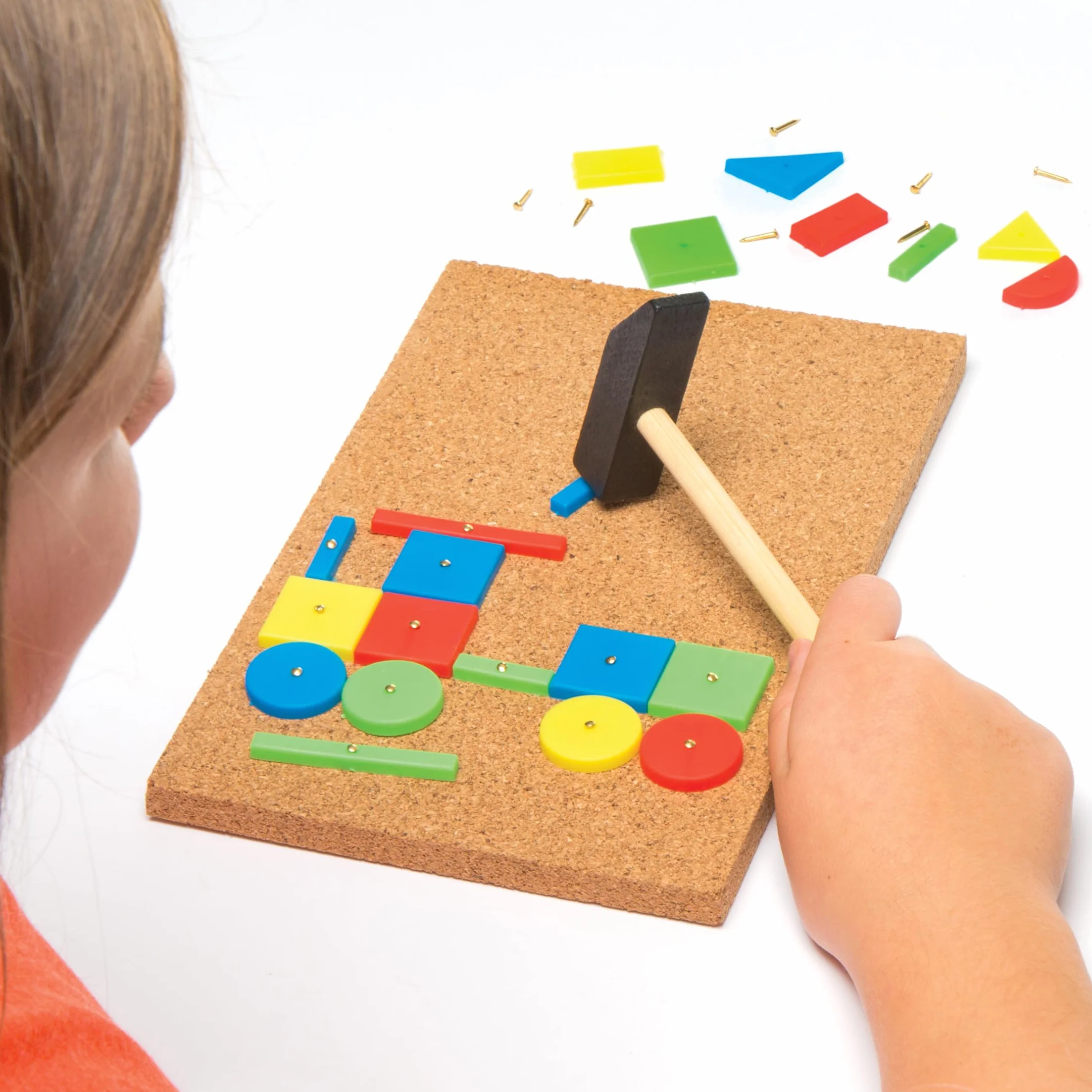 Baker Ross Jeu de marteau et clous 22 cm Loisirs créatifs enfants Coloris Assortis