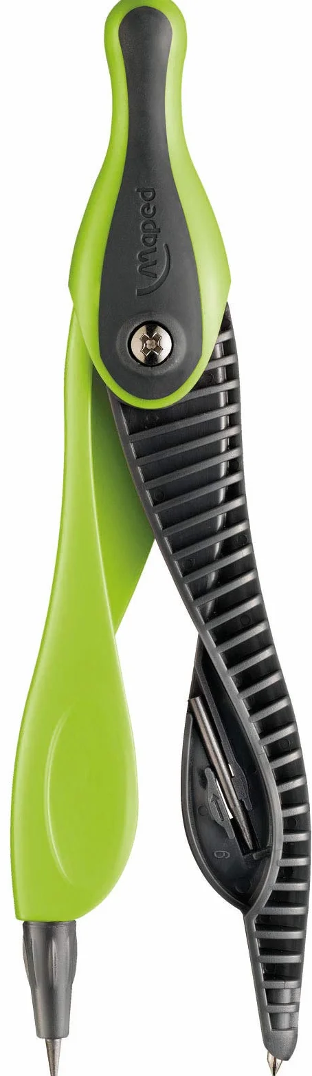 Maped Kid´Z Compas Ergonomique Bleu Rose Vert