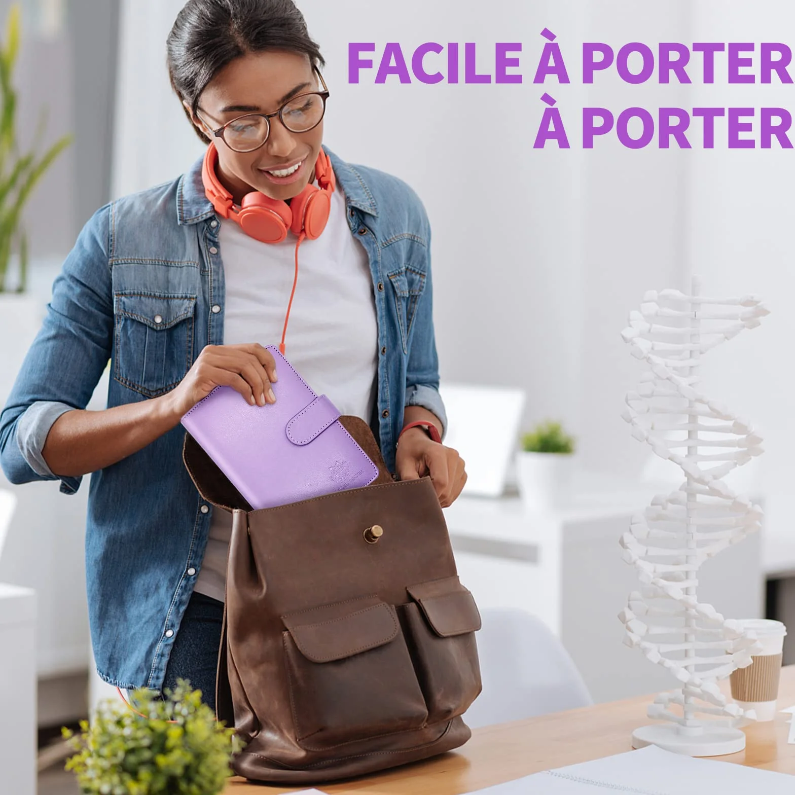 Classeur Budget Francais A6 Enveloppe Violet Carnet Organisateur