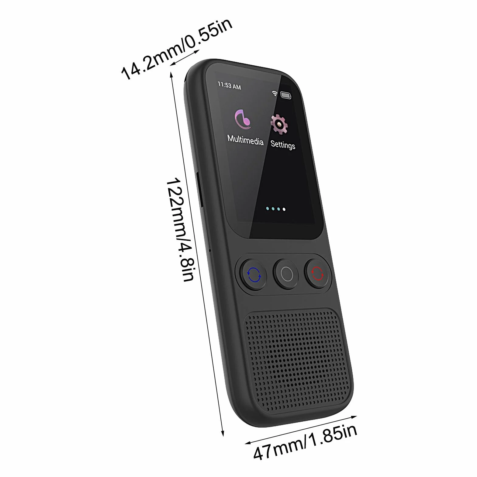 Traducteur de langue en réel, dispositif de traduction portable haute précision sans WiFi
