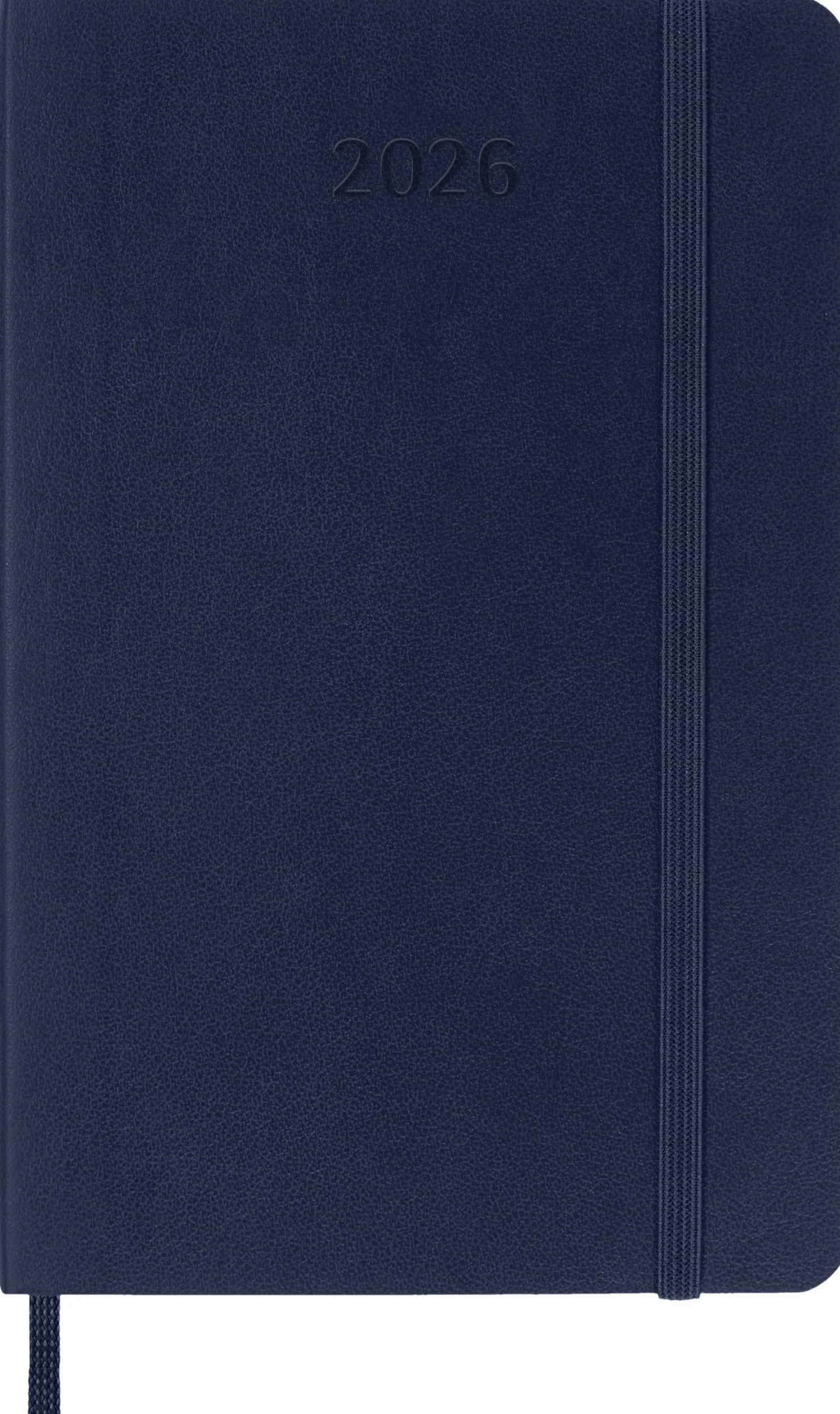 Moleskine Agenda Hebdomadaire 2026 12 Mois Couverture Souple Fermeture Élastique Format Pocket 9x14 Bleu