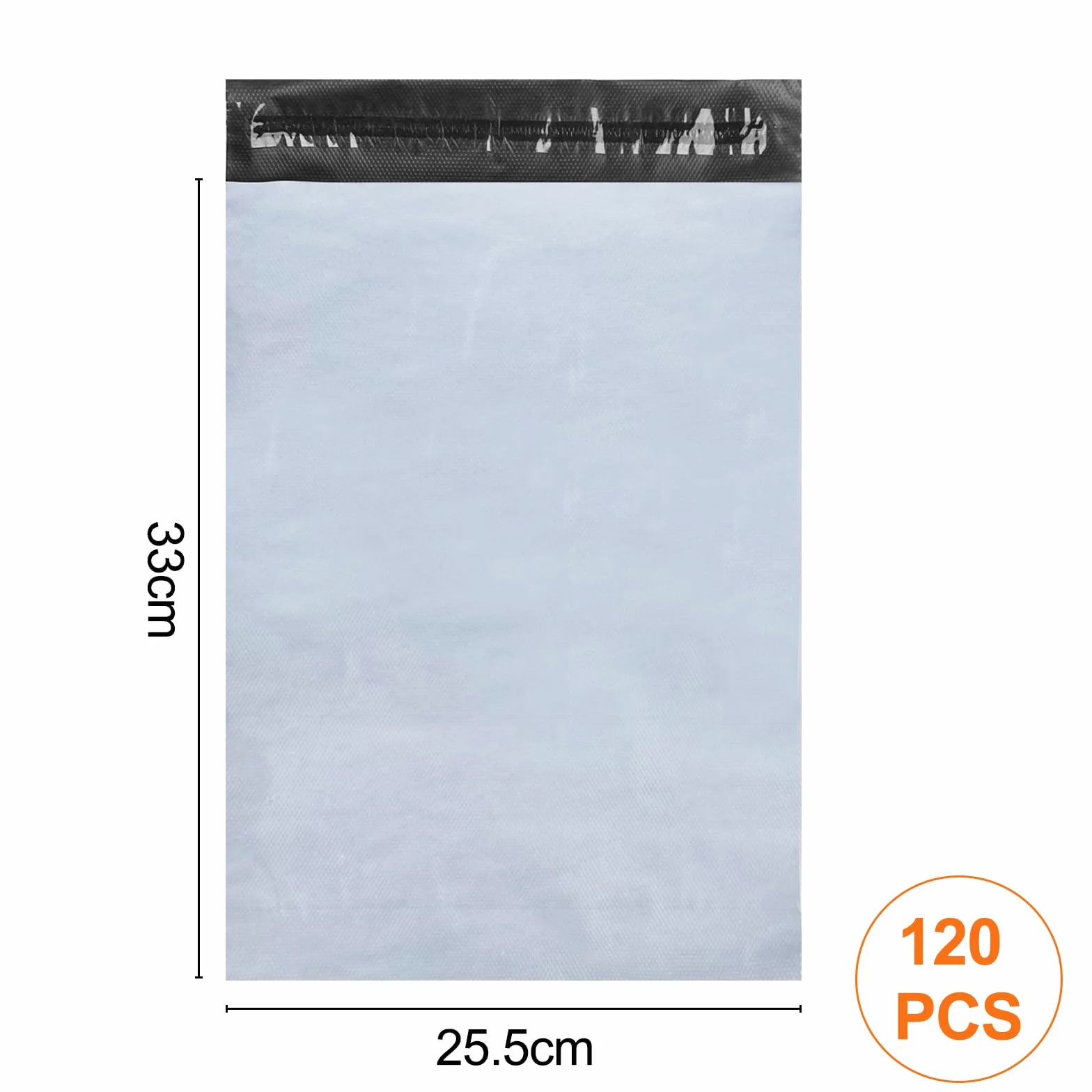 120Pcs Enveloppe Plastique Expedition Autoadhésive Sachet Colis Opaques Sac L 25.5x33cm