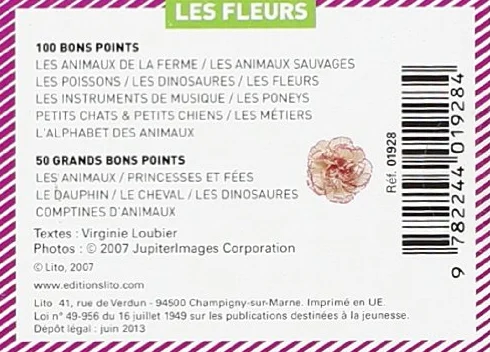 Bons points Les fleurs