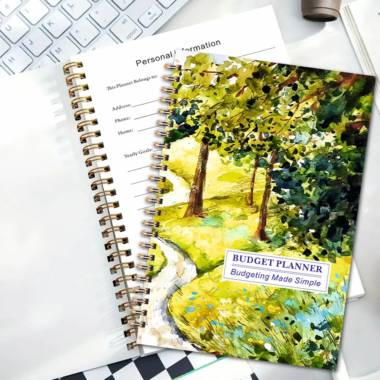 Classeur Budget A5 Mensuel Suivi Financier Planificateur 1 an