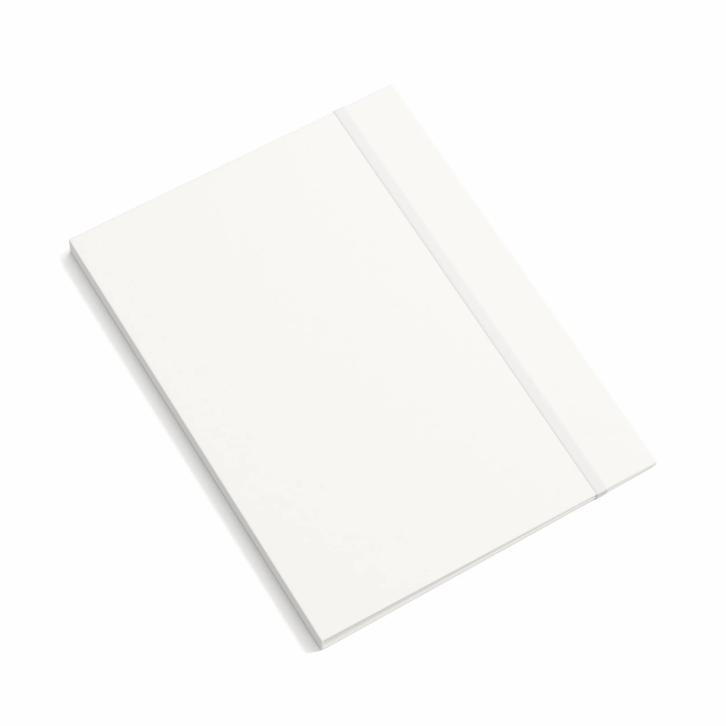 BIGSO PAULINA Porte-documents A4 avec élastique en panneau de fibres et papier Blanc