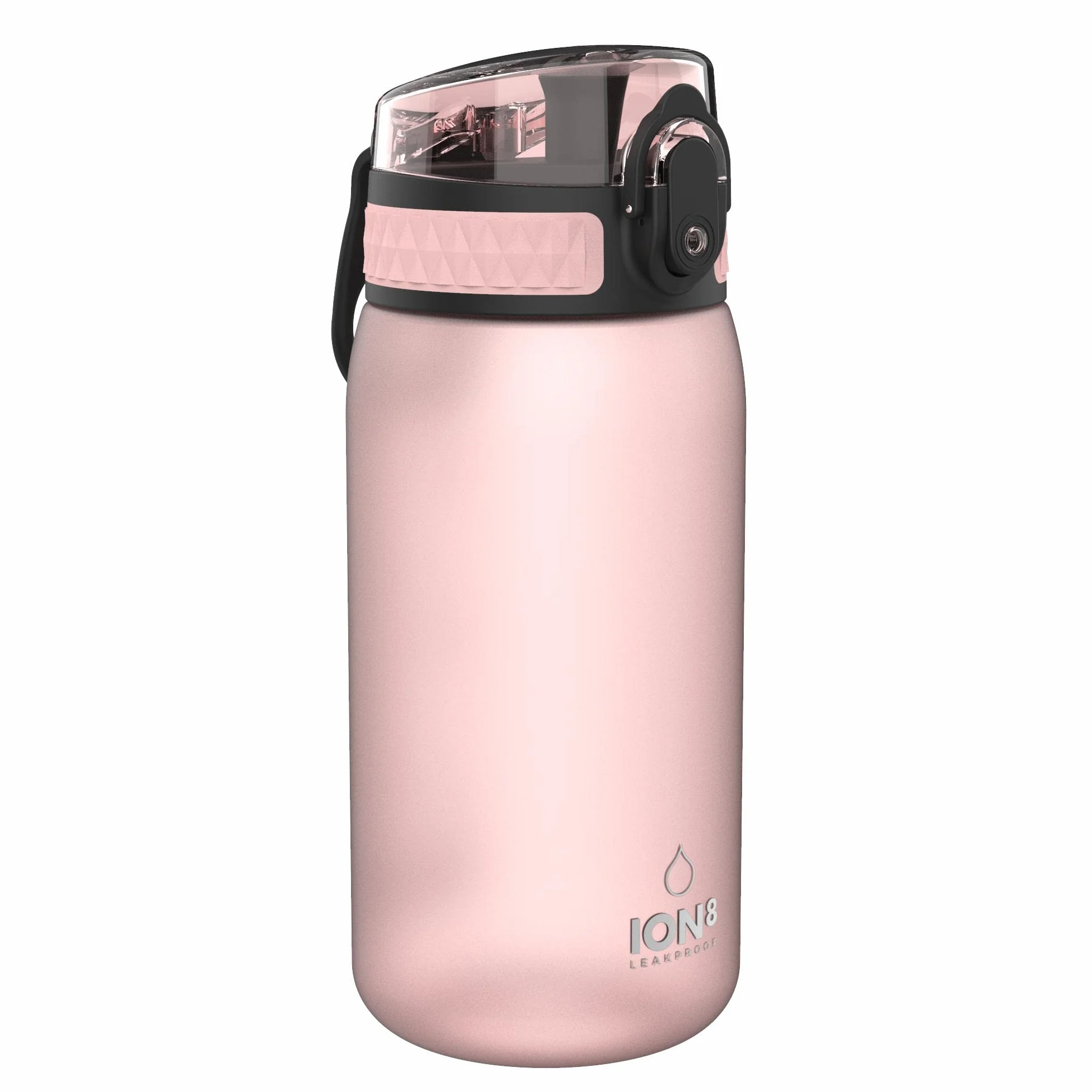 Ion8 Gourde Enfant 350ml Anti-Fuite Verrouillage Sécurisé Sans BPA Rose